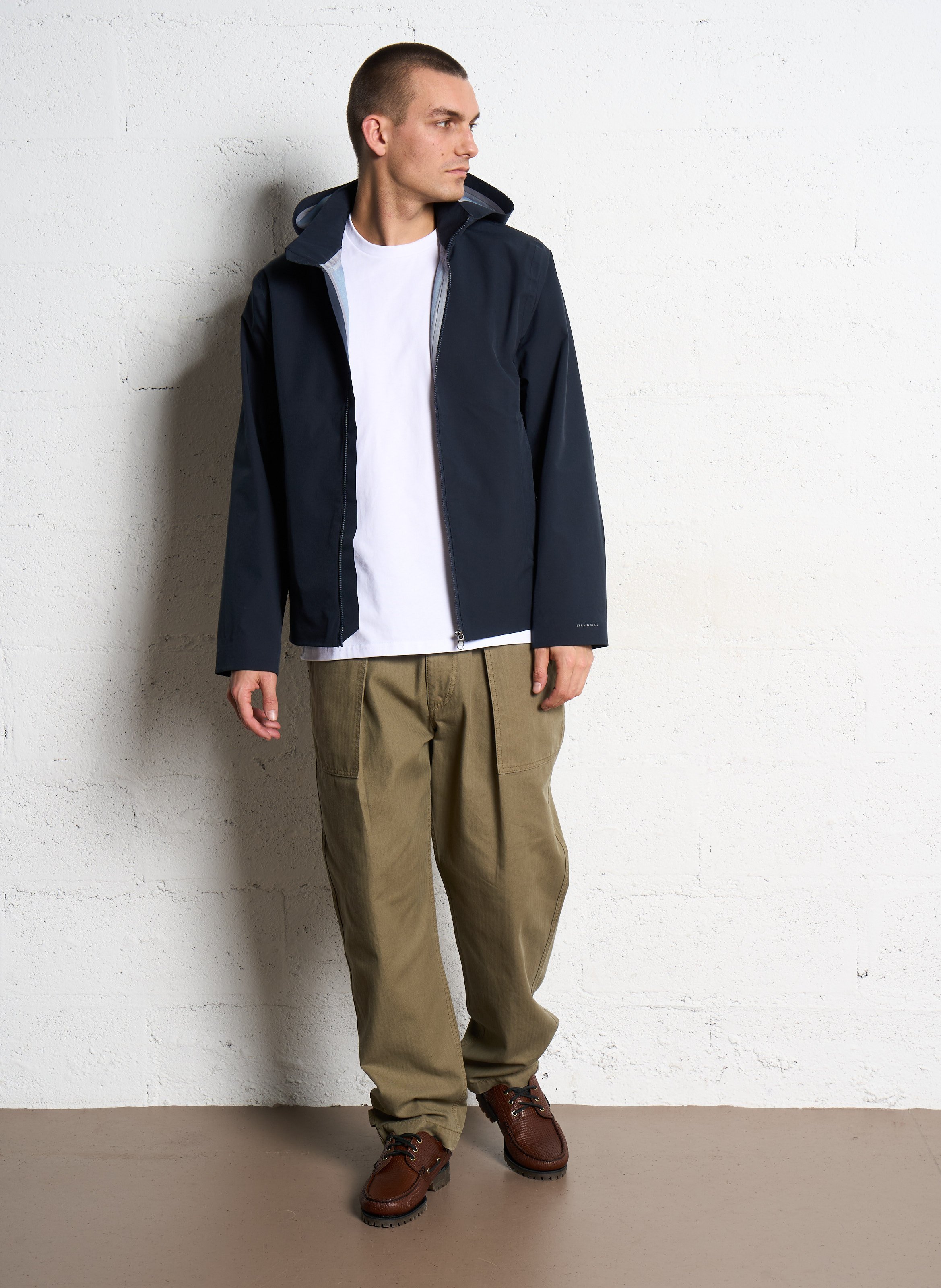Parka à capuche IKKS Bleu