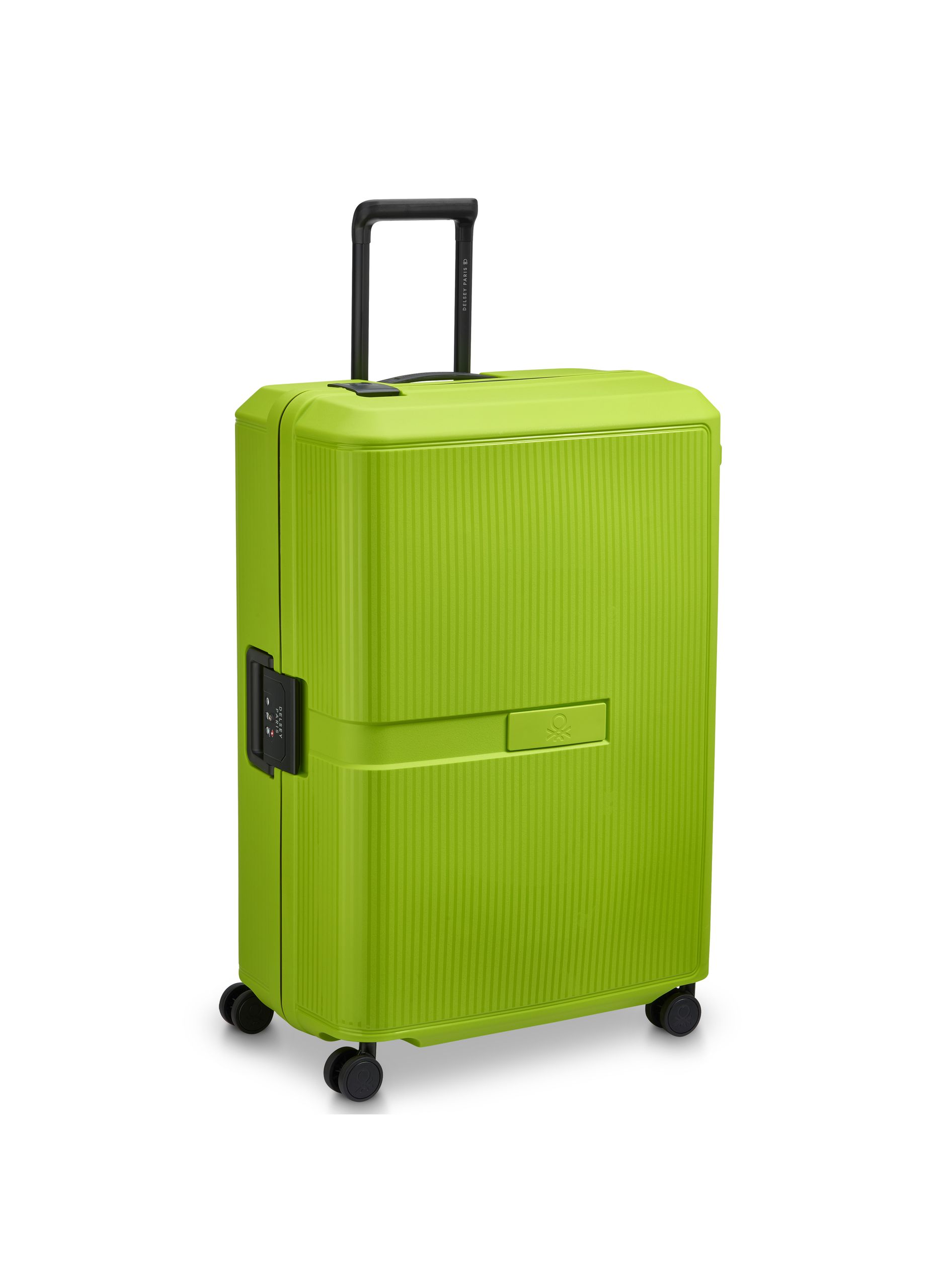 Valise soute rigide taille xl - color block hardside DELSEY PARIS Jaune