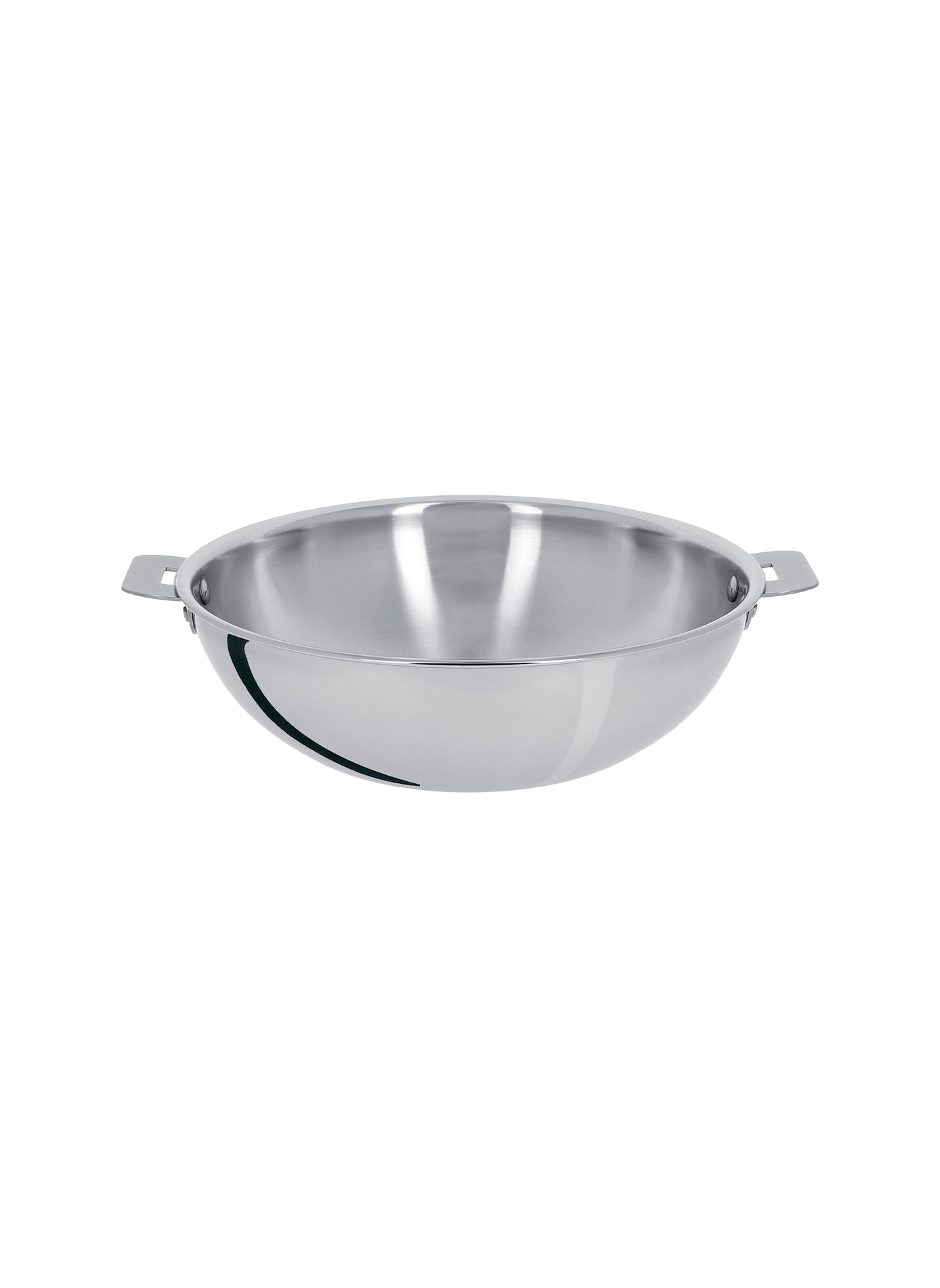 Wok à poignée amovible Casteline en inox CRISTEL Gris