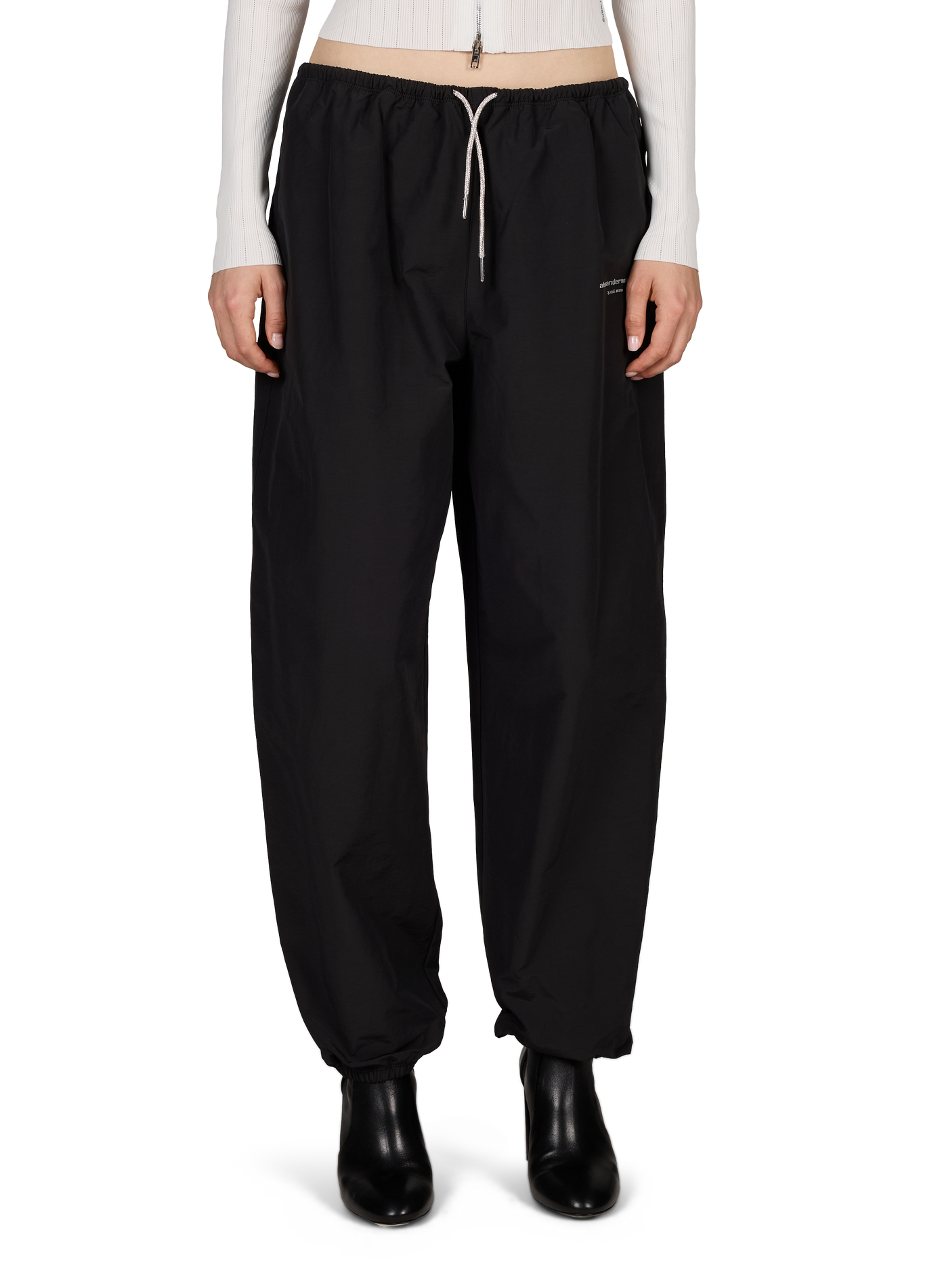 Cotton-blend joggers ALEXANDER WANG Black