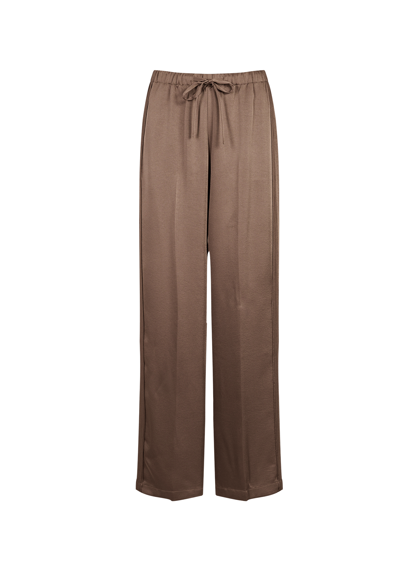 Straight fluid trousers VINCE Beige