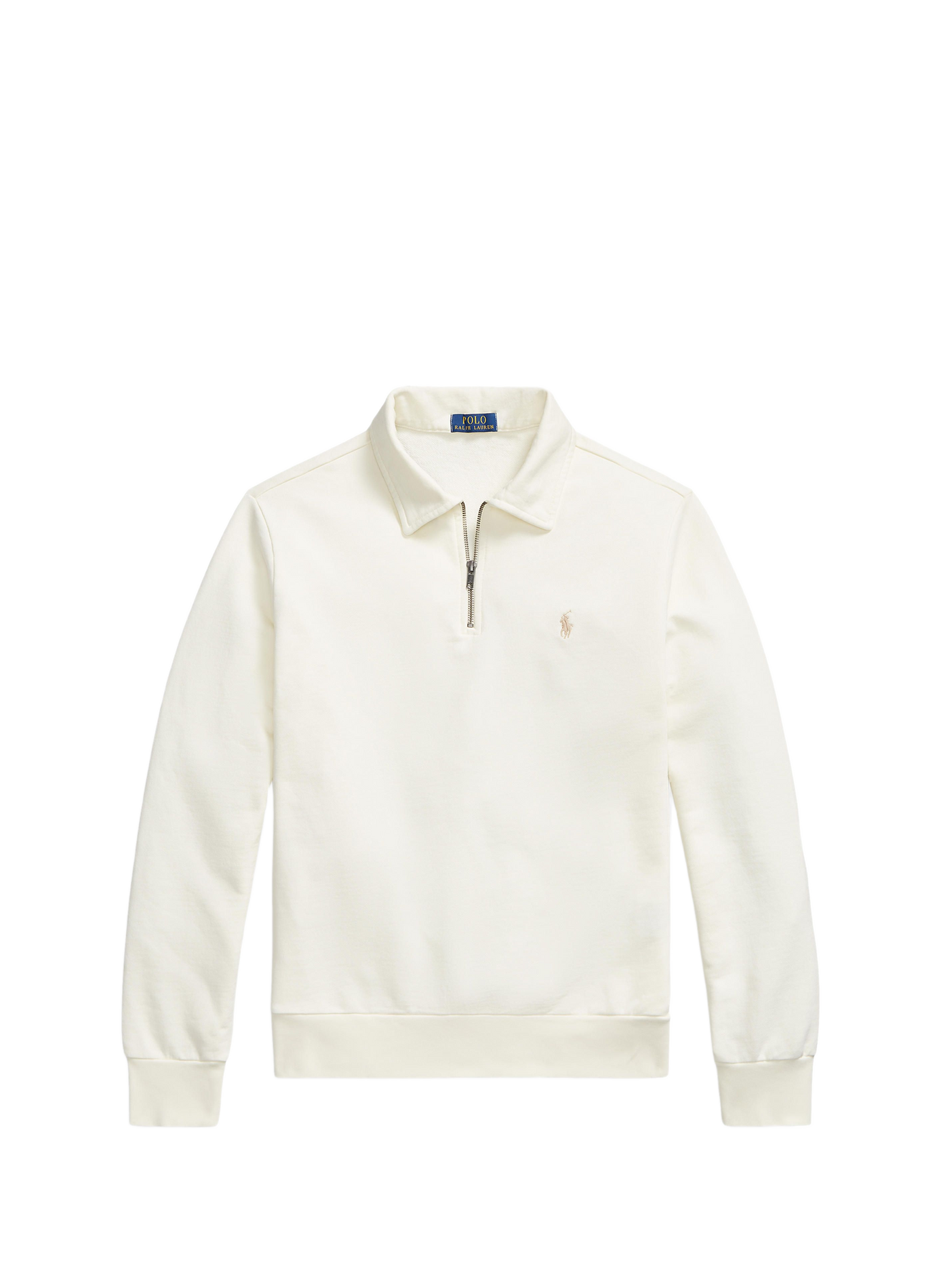 Pull droit à col classique en coton  POLO RALPH LAUREN Beige