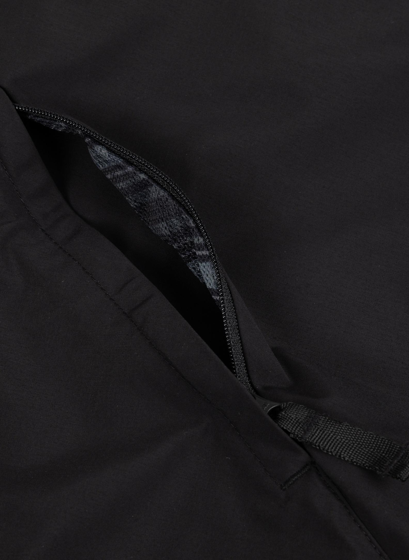 Hooded logo coat DIME Black