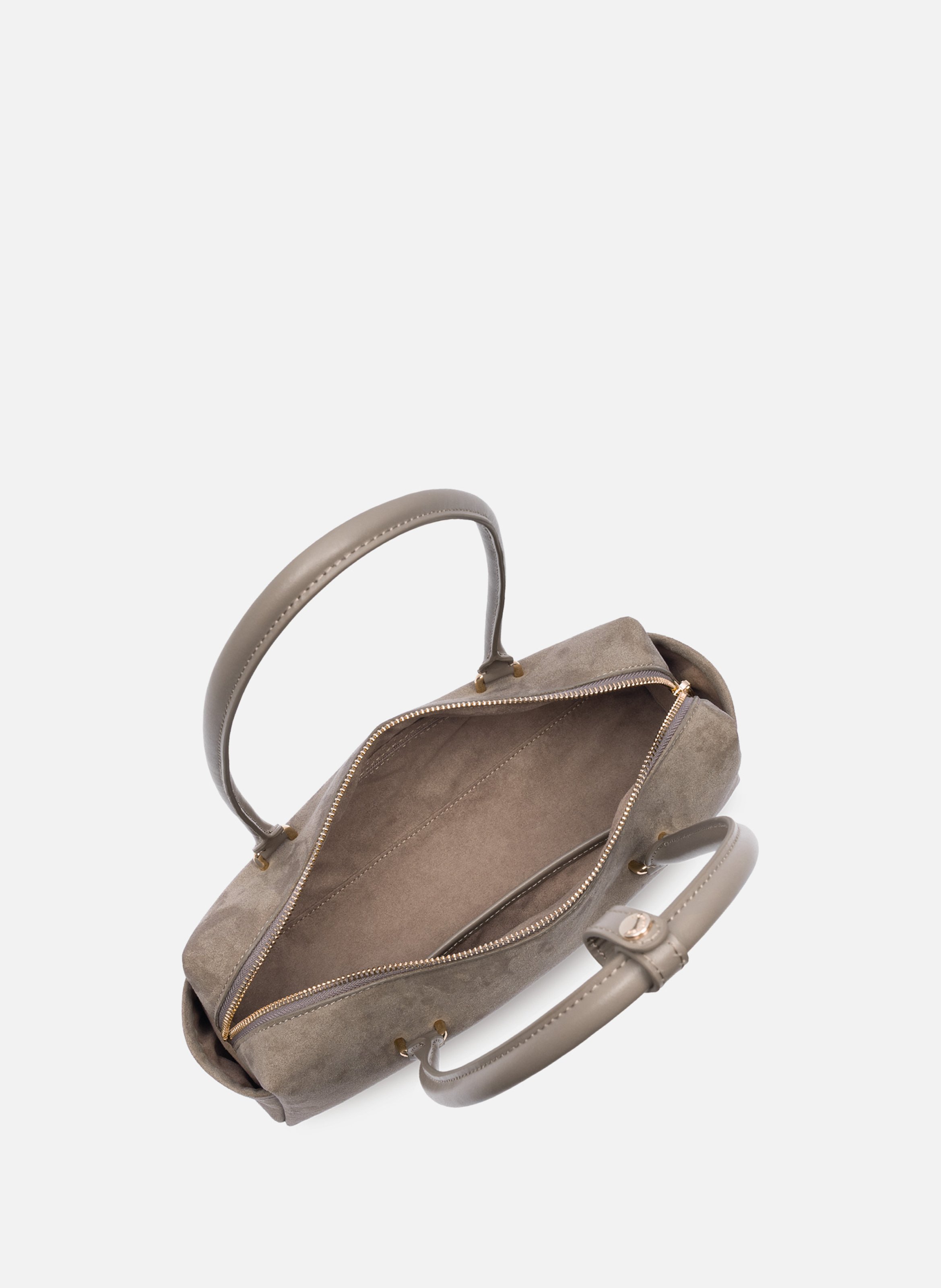 Sac rectangle - suède cube | Gris LANCASTER Femme