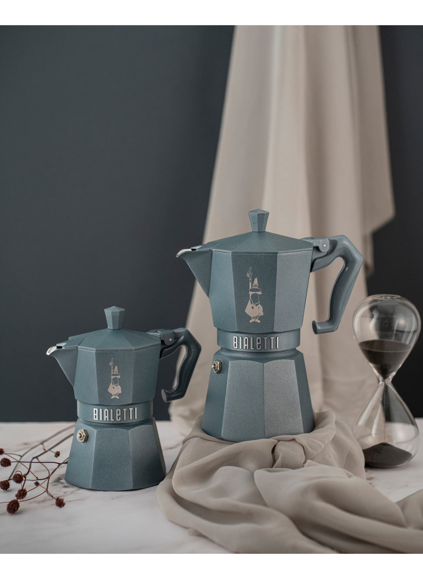 Cafetière Moka Exclusive Induction 150 cl BIALETTI Gris