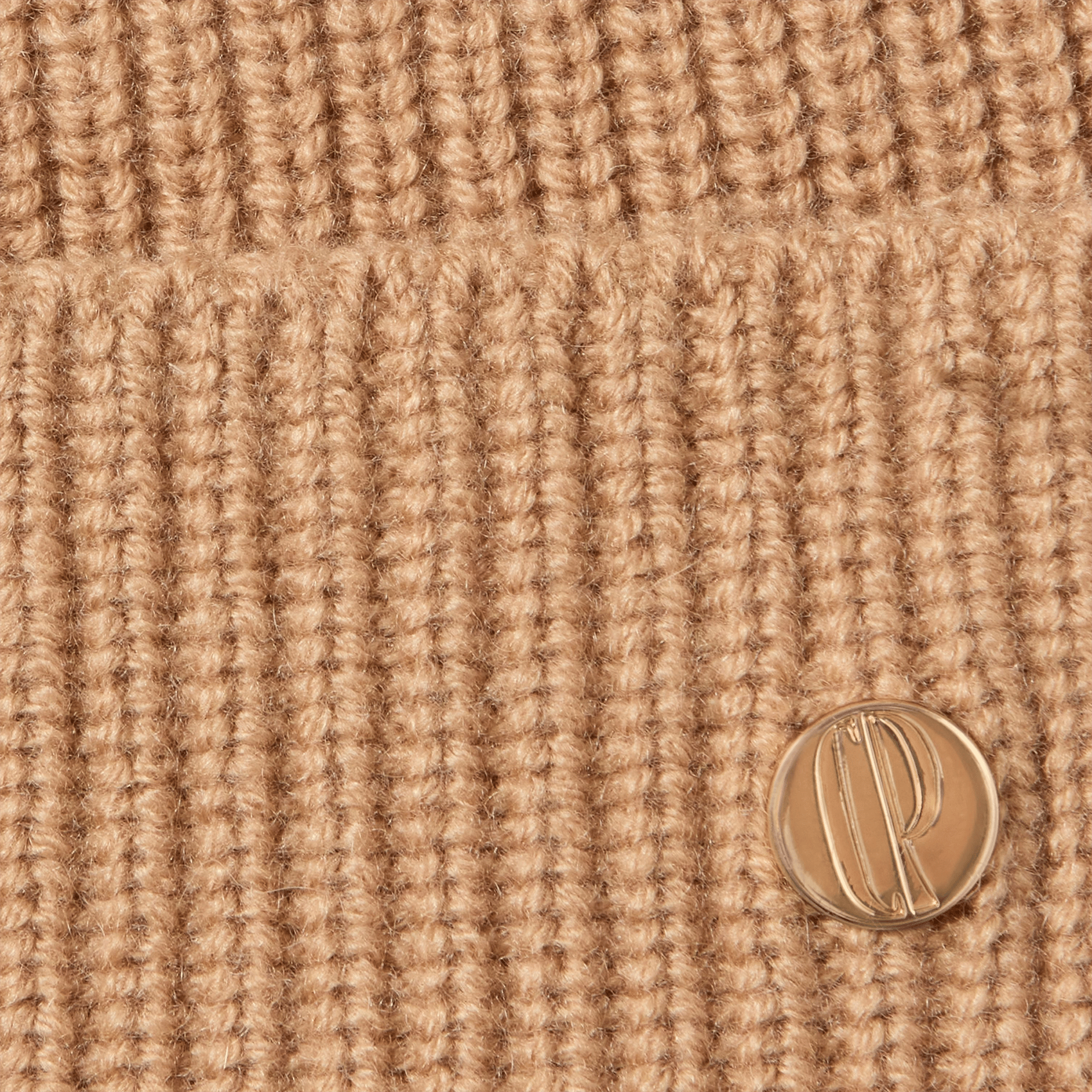 Bonnet en laine et cachemire CLAUDIE PIERLOT Beige