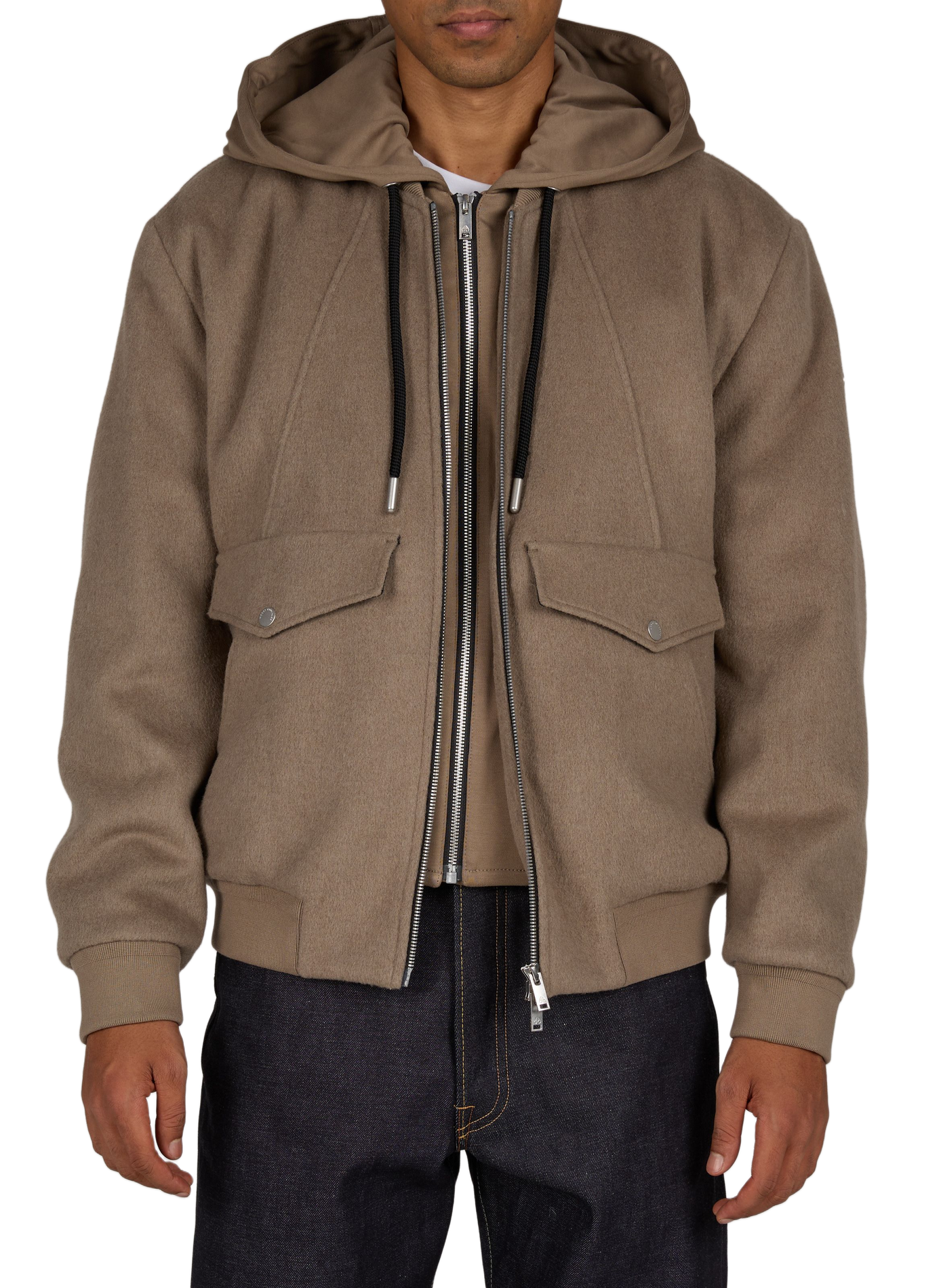 Weiter Wollmix-Parka MOOSE KNUCKLES Beige
