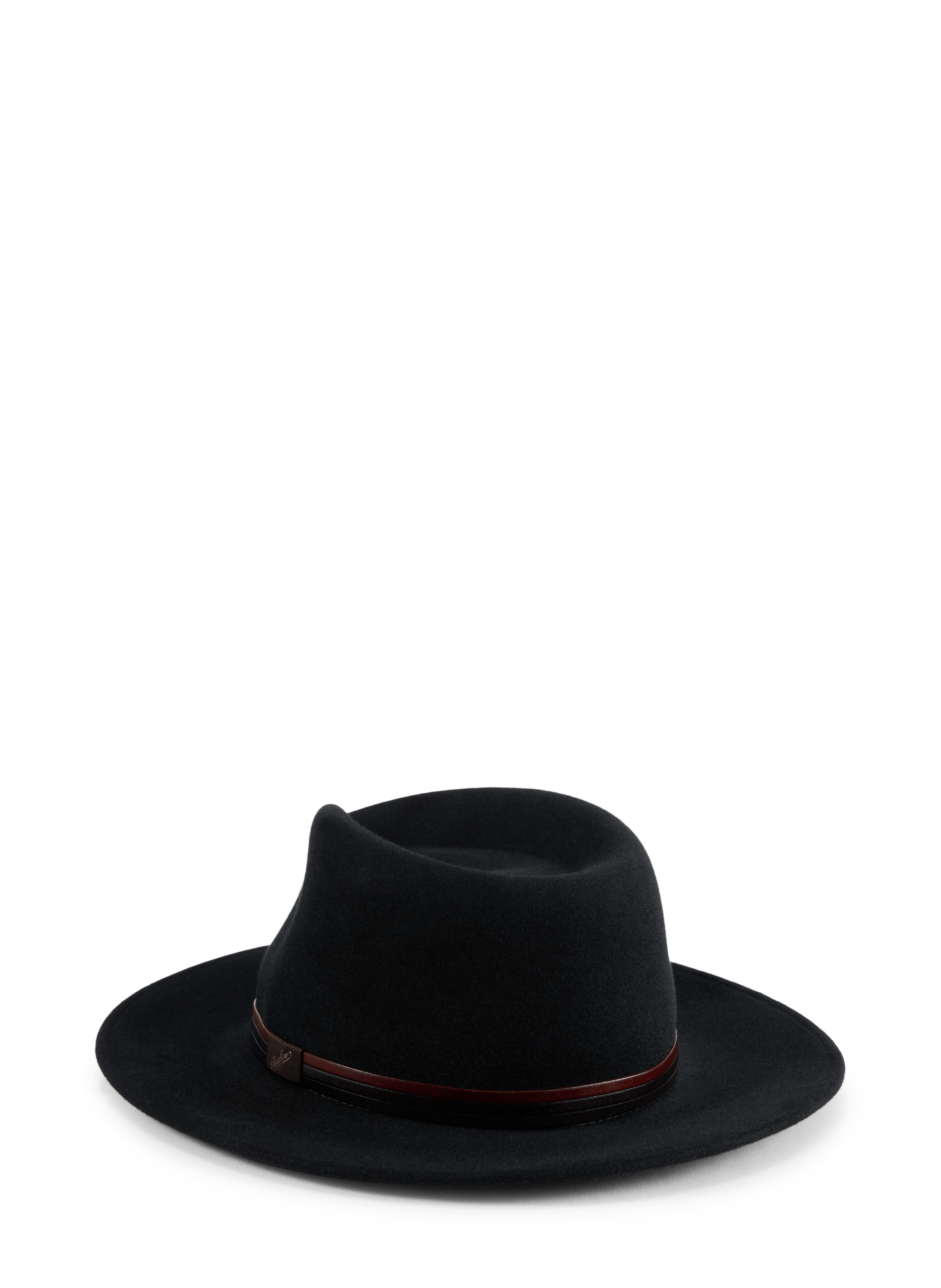 Chapeau en feutre  BORSALINO Zwart