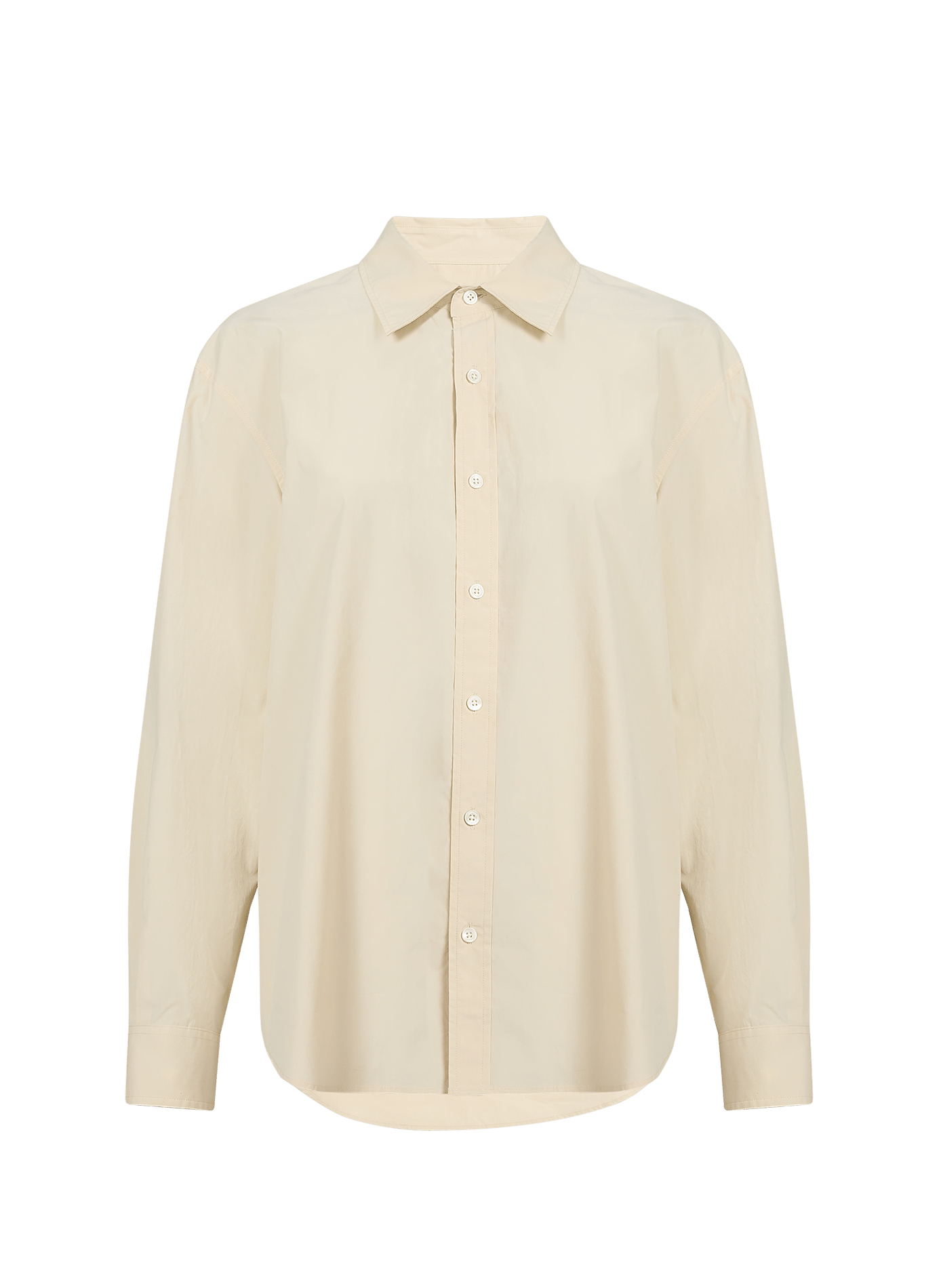 Straight cotton shirt DUNST Yellow
