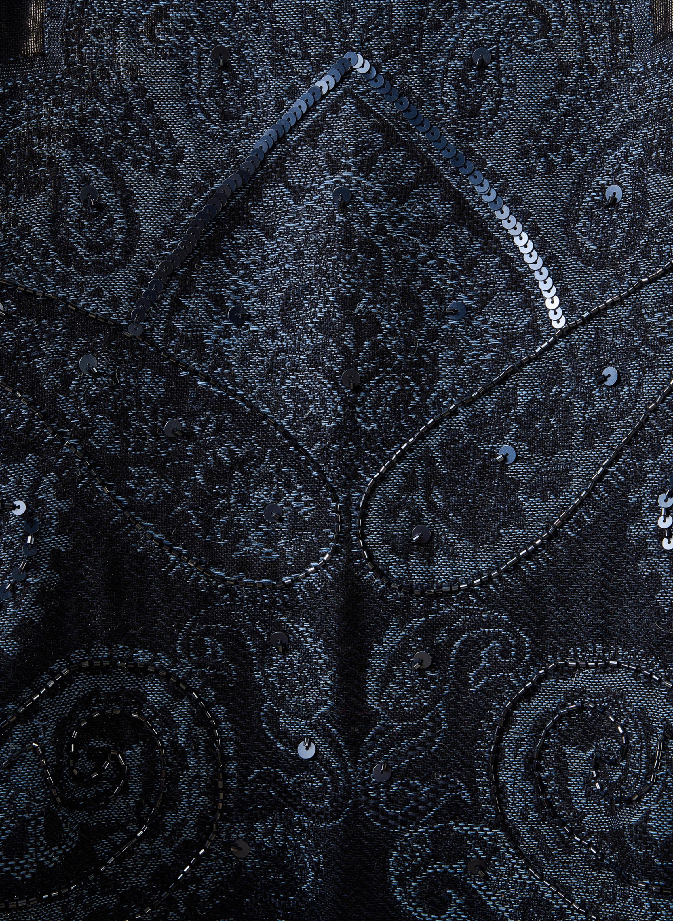 Sjaal van katoenmix LA FEE MARABOUTEE Blauw