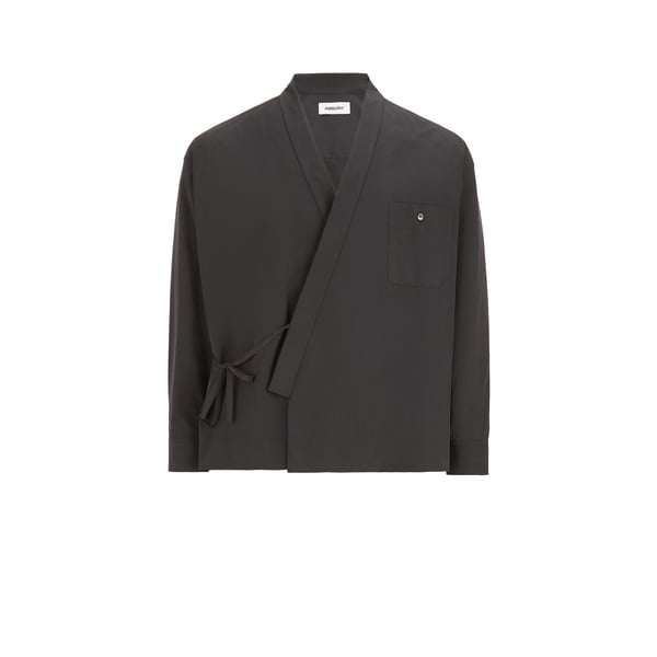 Chemise portefeuille en coton mélangé