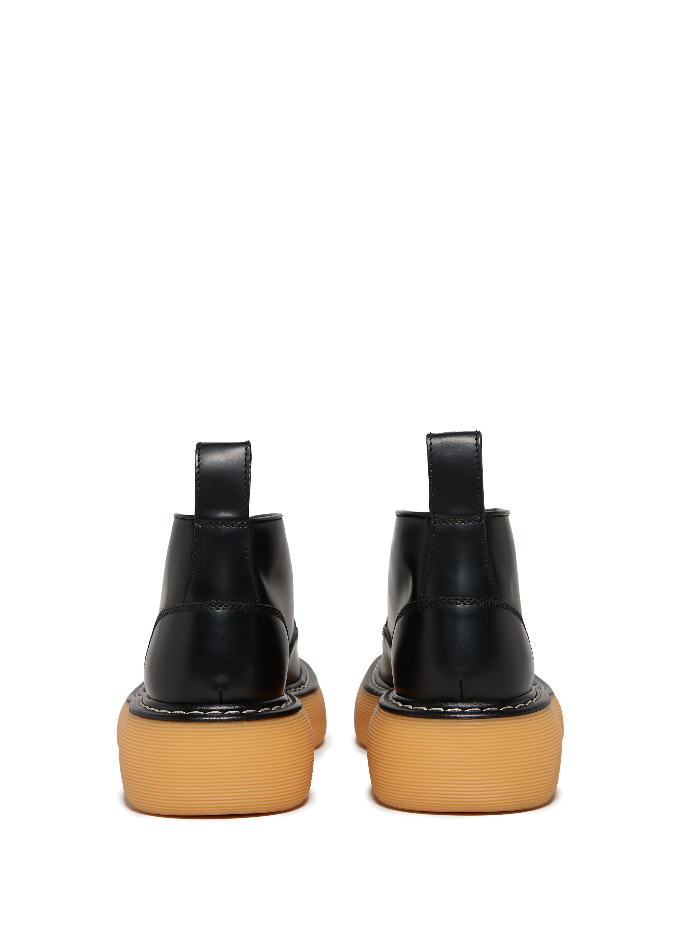 Bottines Bounce en cuir de veau BOTTEGA VENETA Noir