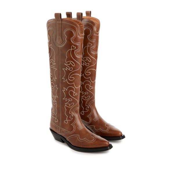 Bottes Western en cuir