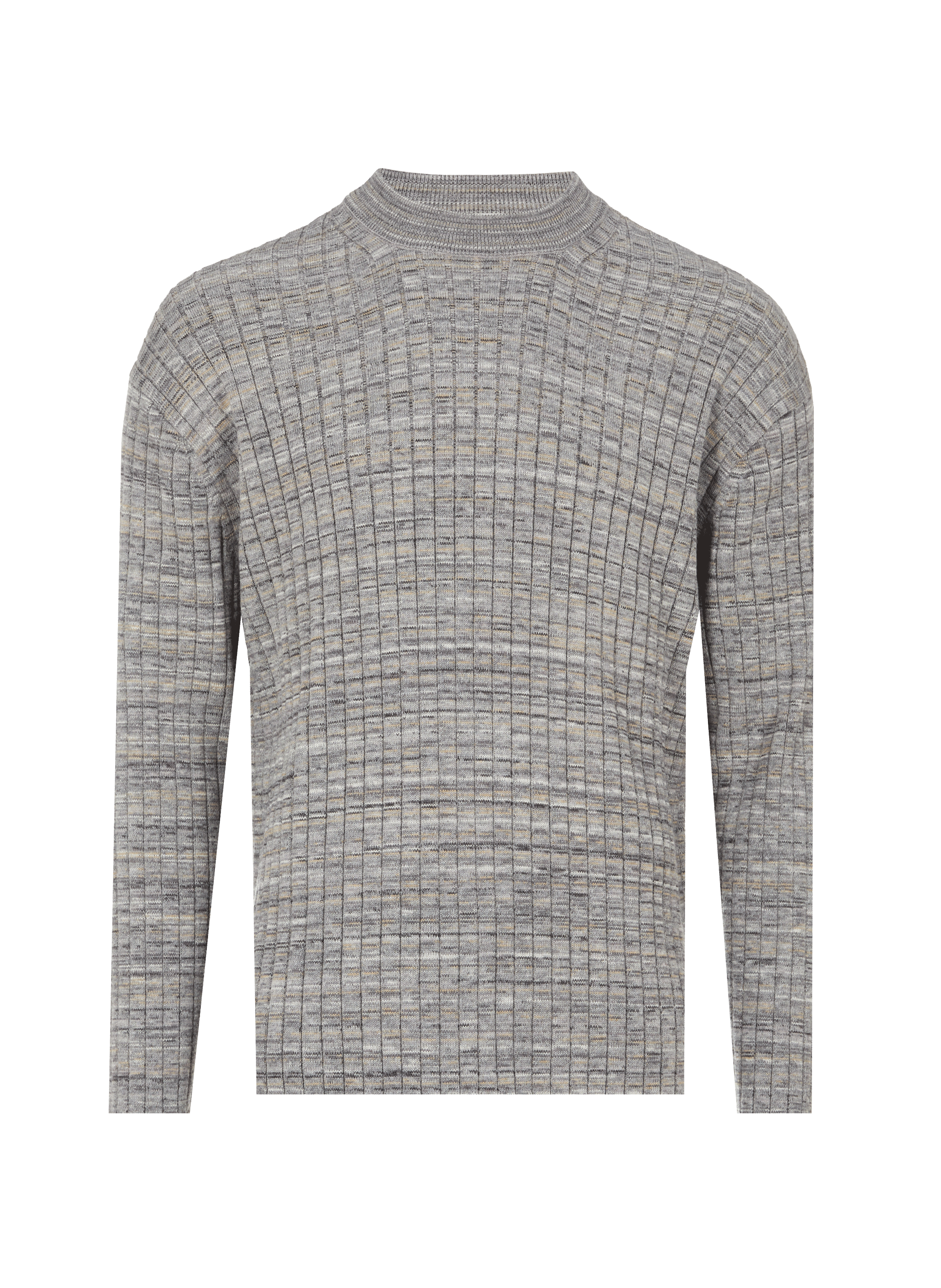 Pull en maille côtelée