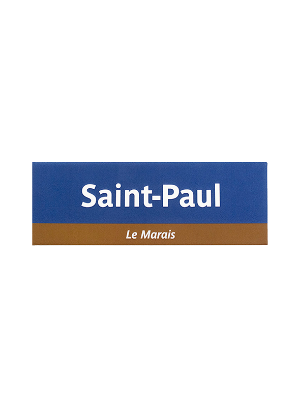 RATP LA LIGNE Magnet Métro Saint Paul Multicolore