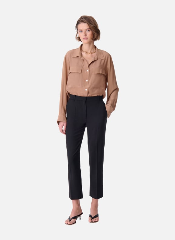 Pantalon dandy Noir by VANESSA BRUNO VANESSA BRUNO Pantalon dandy Noir