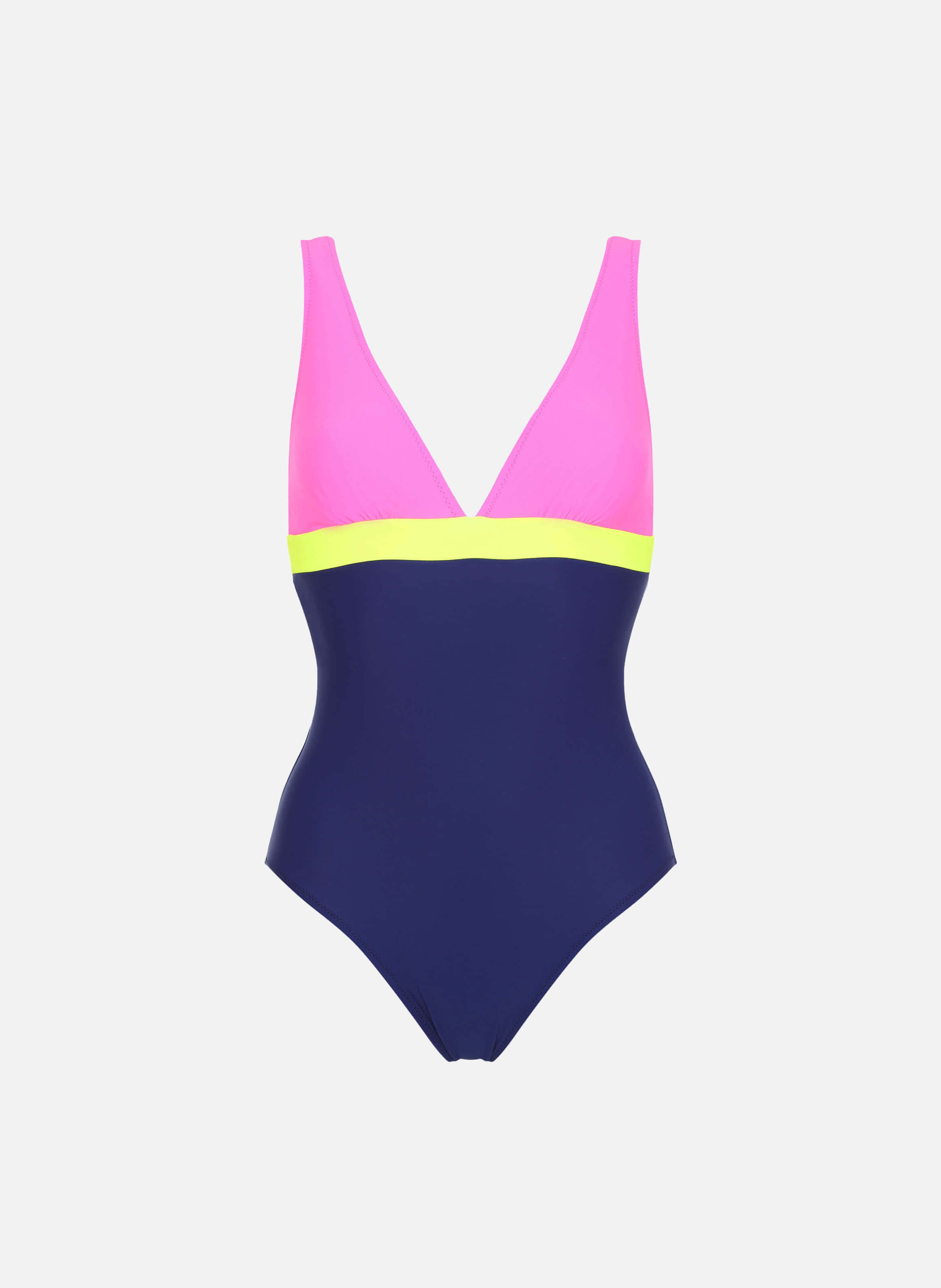 Maillot de bain une pièce   fluo color block GILI'S Multicolore