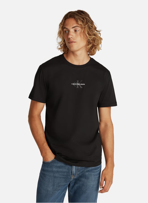 T-shirt logo en coton Noir by CALVIN KLEIN CALVIN KLEIN T-shirt logo en coton Noir