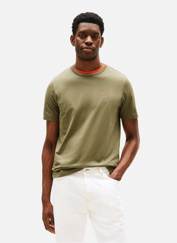 T-shirt en coton Vert by TOMMY HILFIGER TOMMY HILFIGER T-shirt en coton Vert