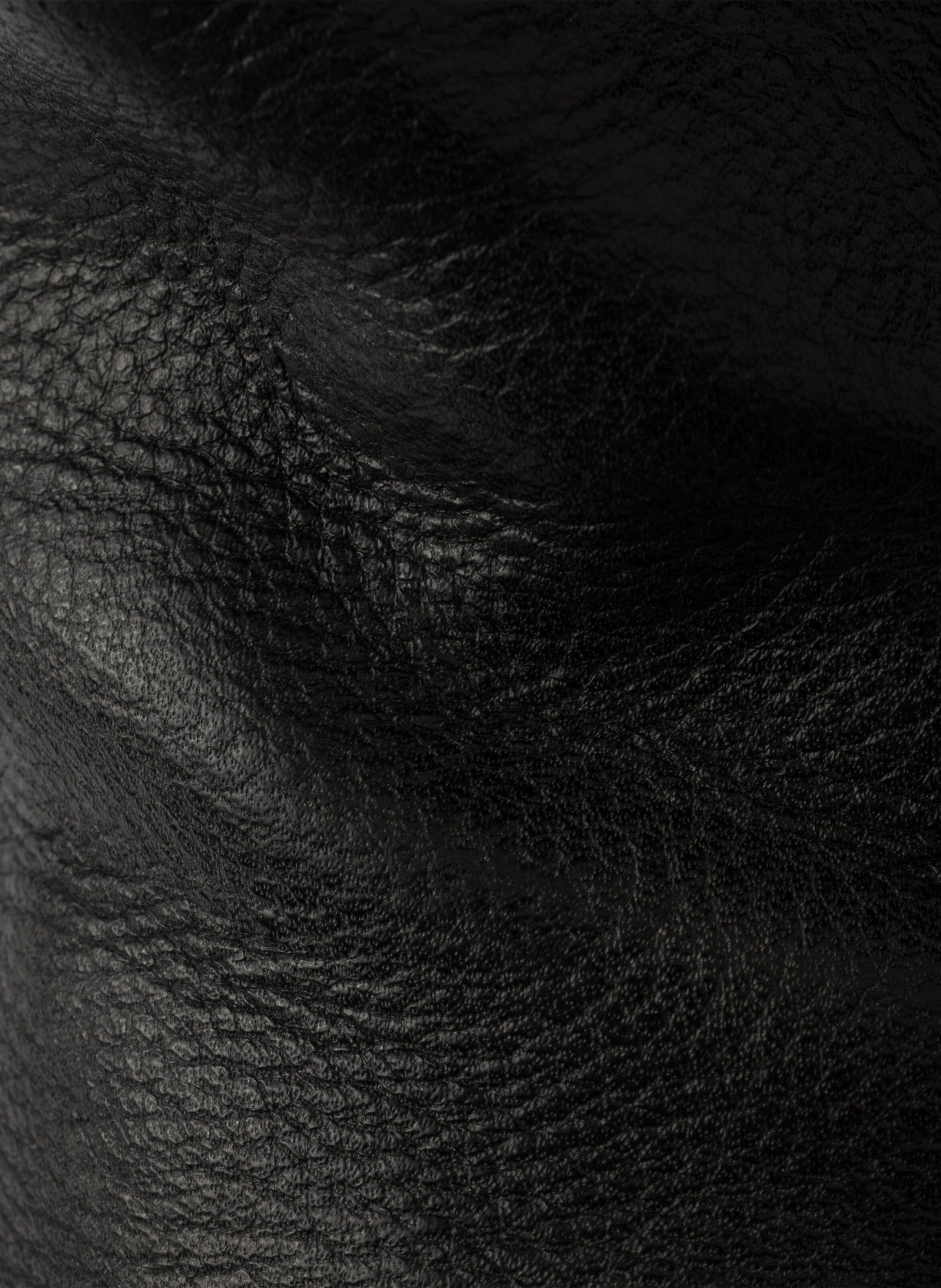 Bottines en cuir Noir