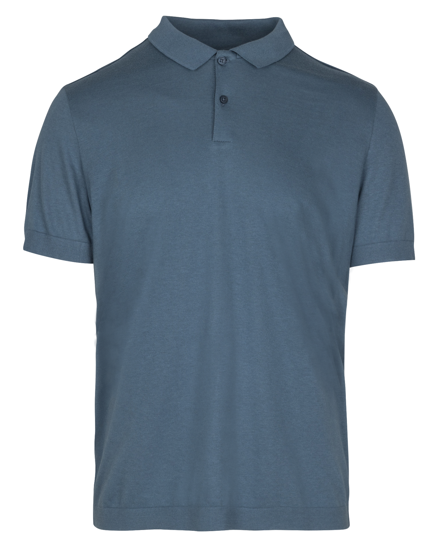 Polo manches courtes en maille unie IKKS Bleu