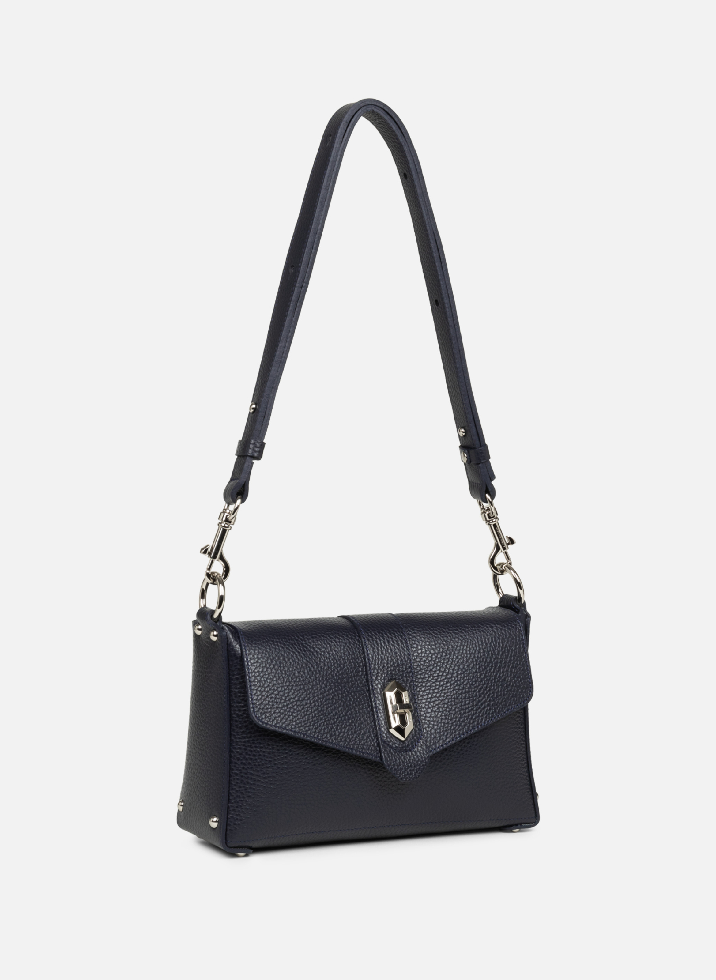 Small crossbody bag - Top Double LANCASTER Blue