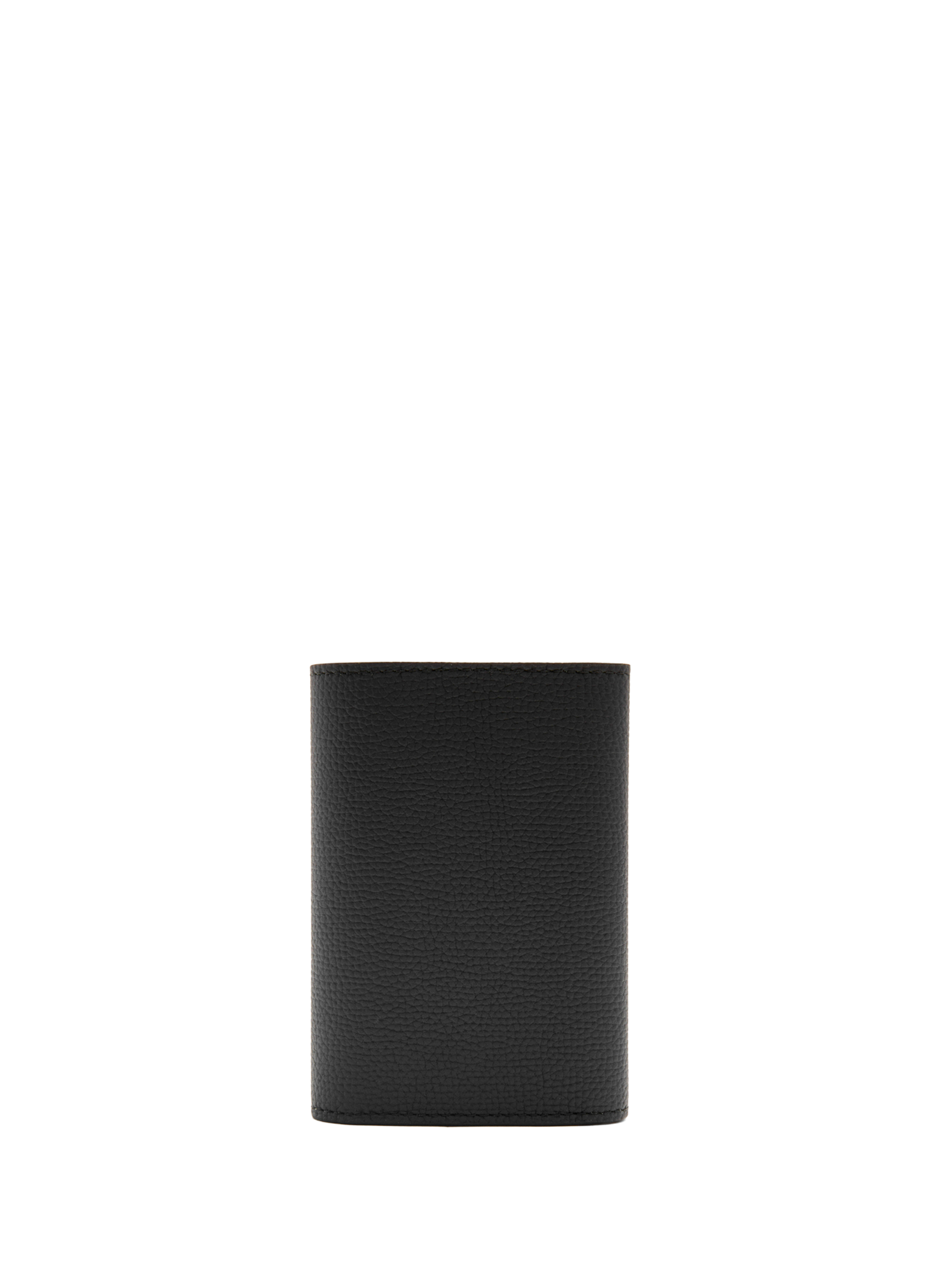Grained calfskin vertical wallet LOEWE Black