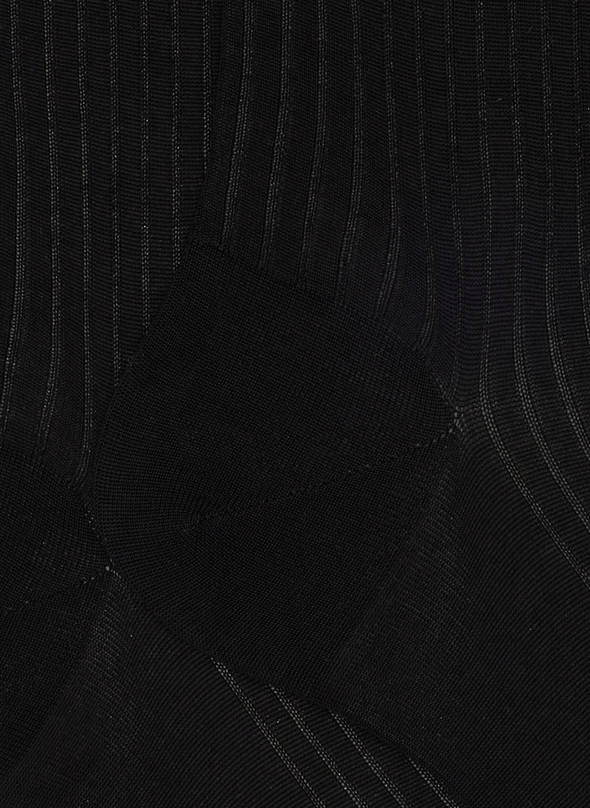 Chaussettes côtelées en coton  DORÉ DORÉ Noir