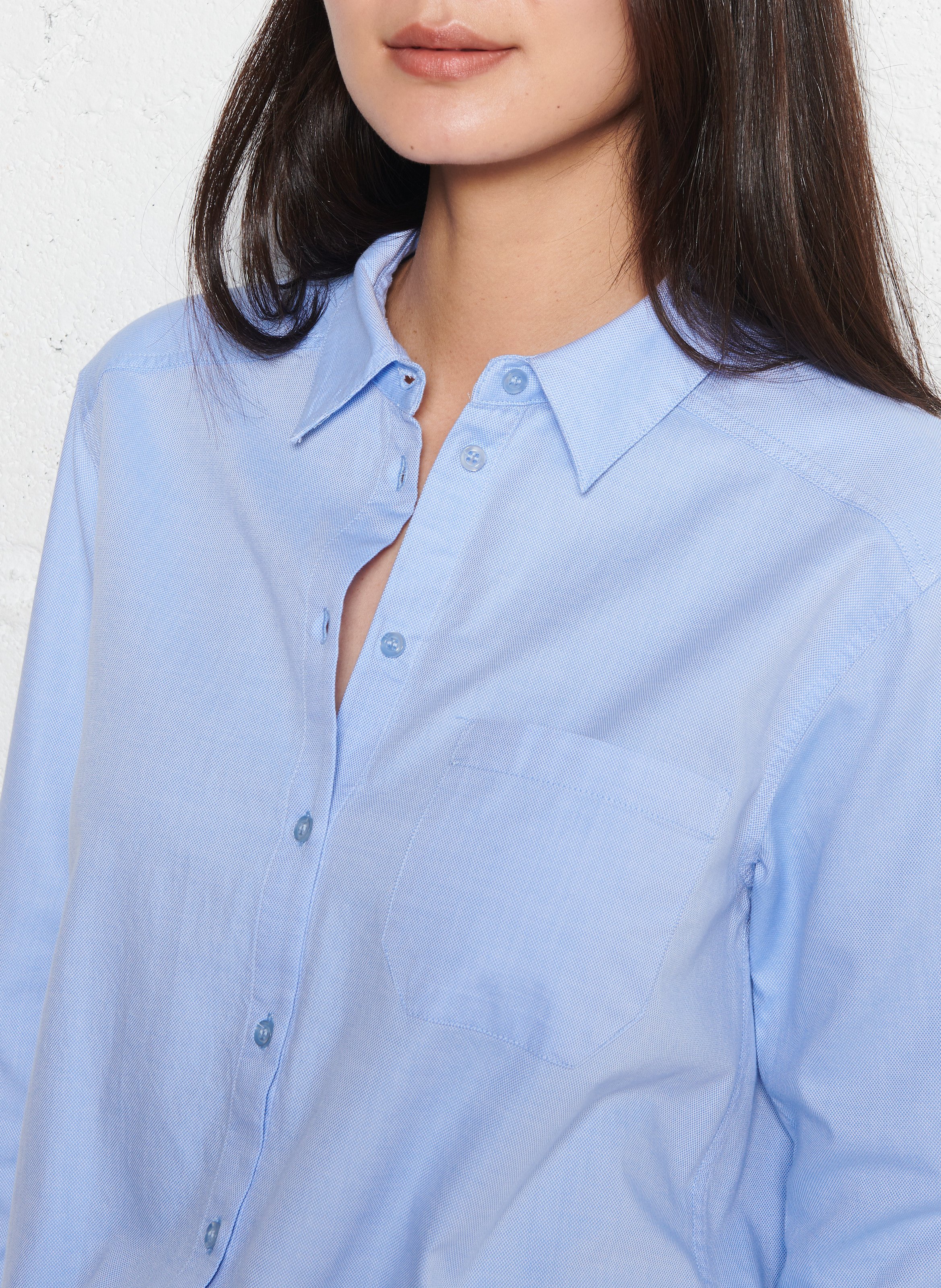 Chemise col classique en coton thomas MAISON 123 Bleu