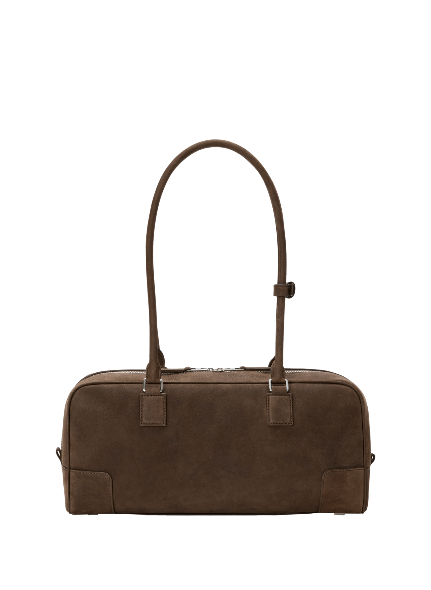 Sac Amazona 31 Cropped en nubuck grainé LOEWE Marron