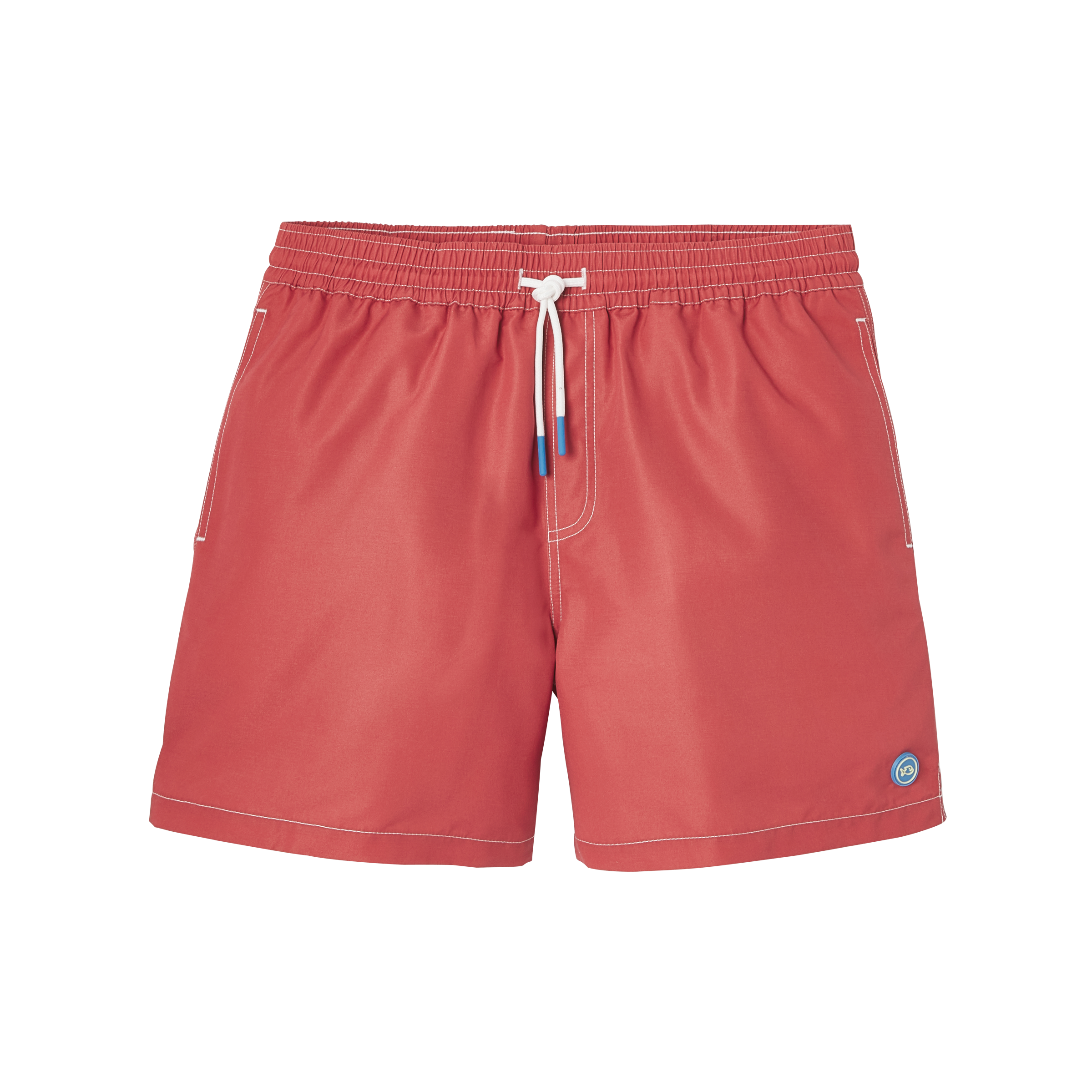 Short de bain en polyester recyclé BILLYBELT Rouge