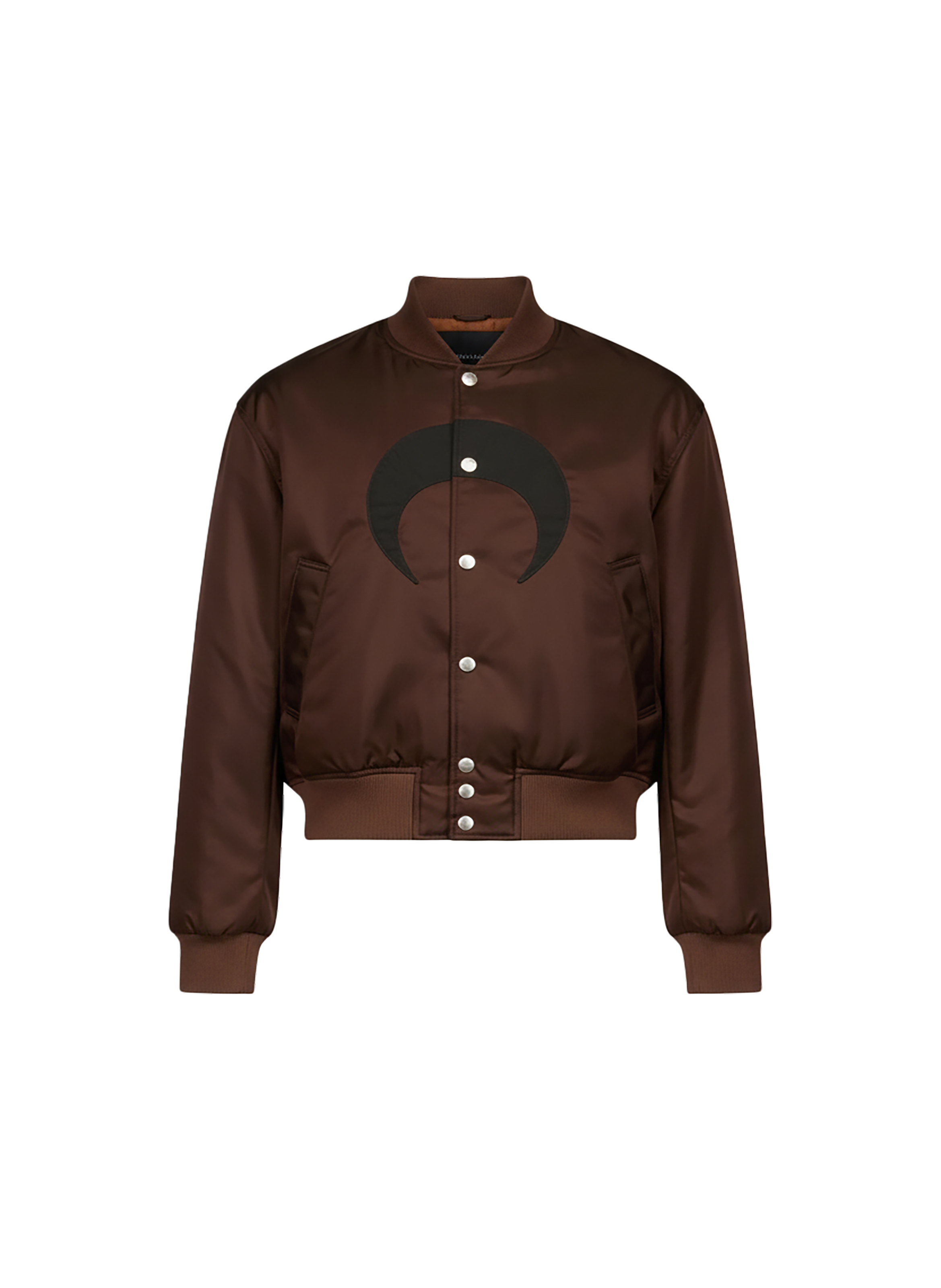 Nylon bomber with contrast moon MARINE SERRE Brown