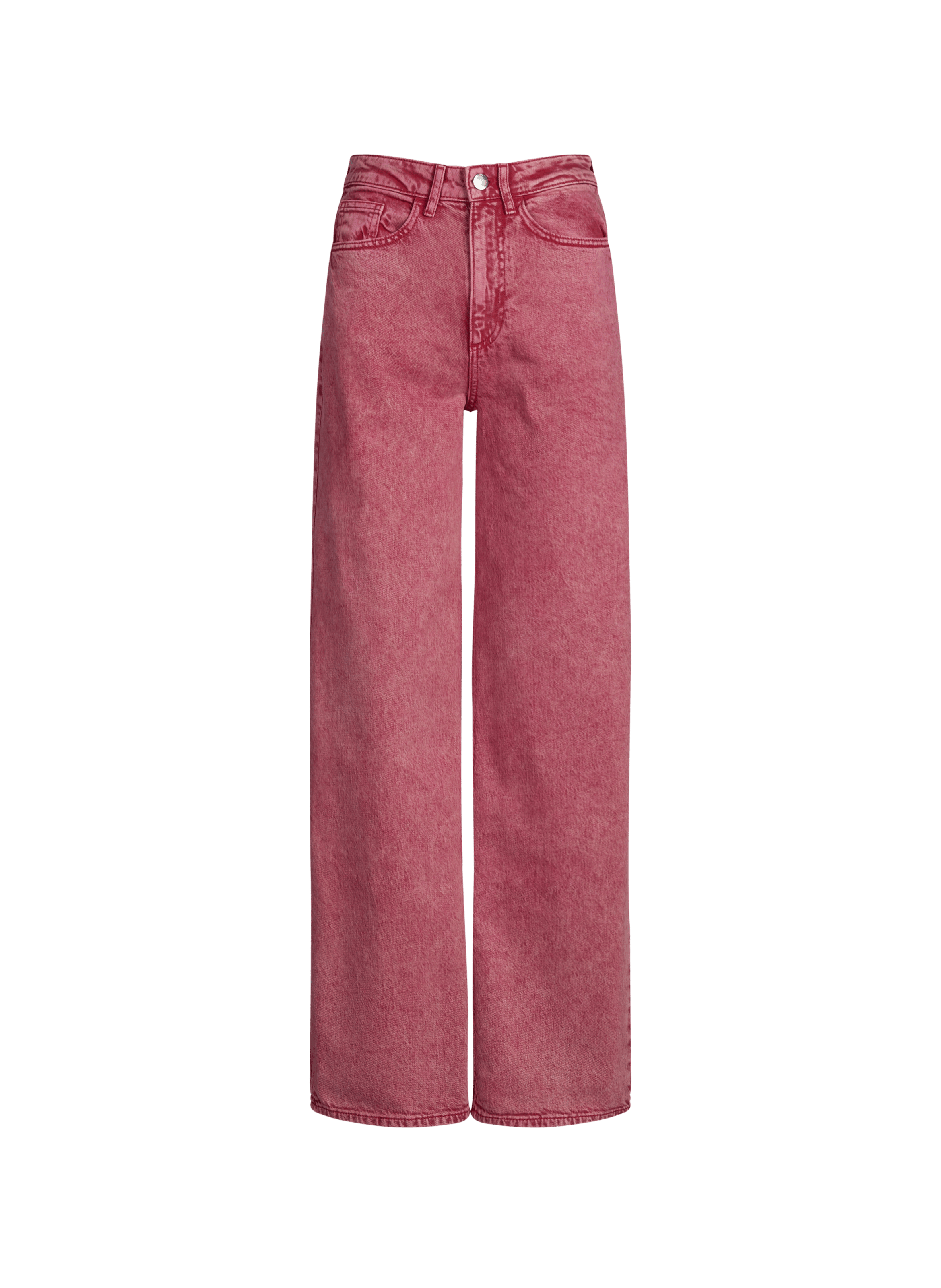 Jean large taille haute Vifreya VILA Rose