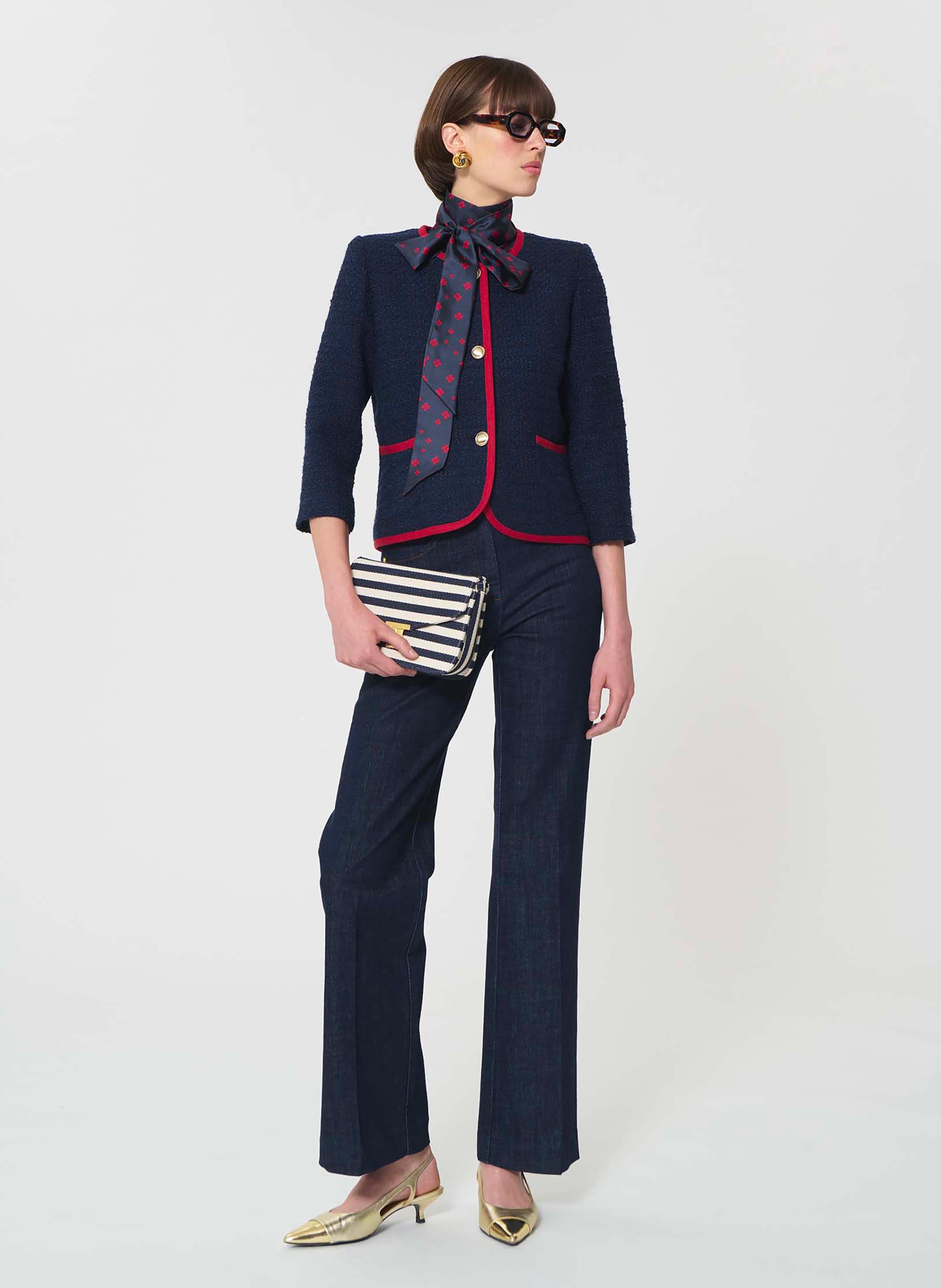 Veste vœux TARA JARMON Bleu