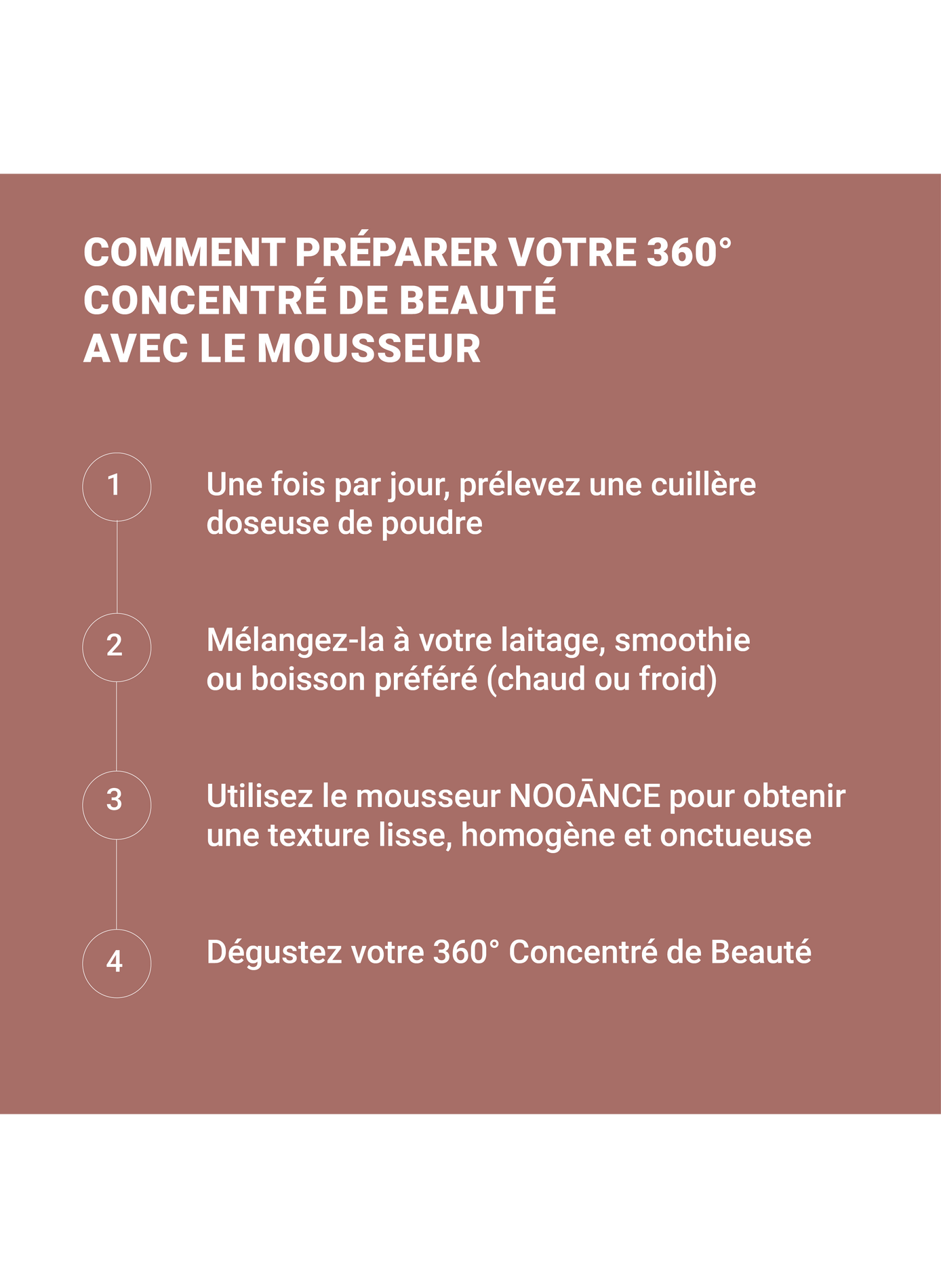 360 Beauty Concentrate - Red Fruits Flavor NOOANCE No color