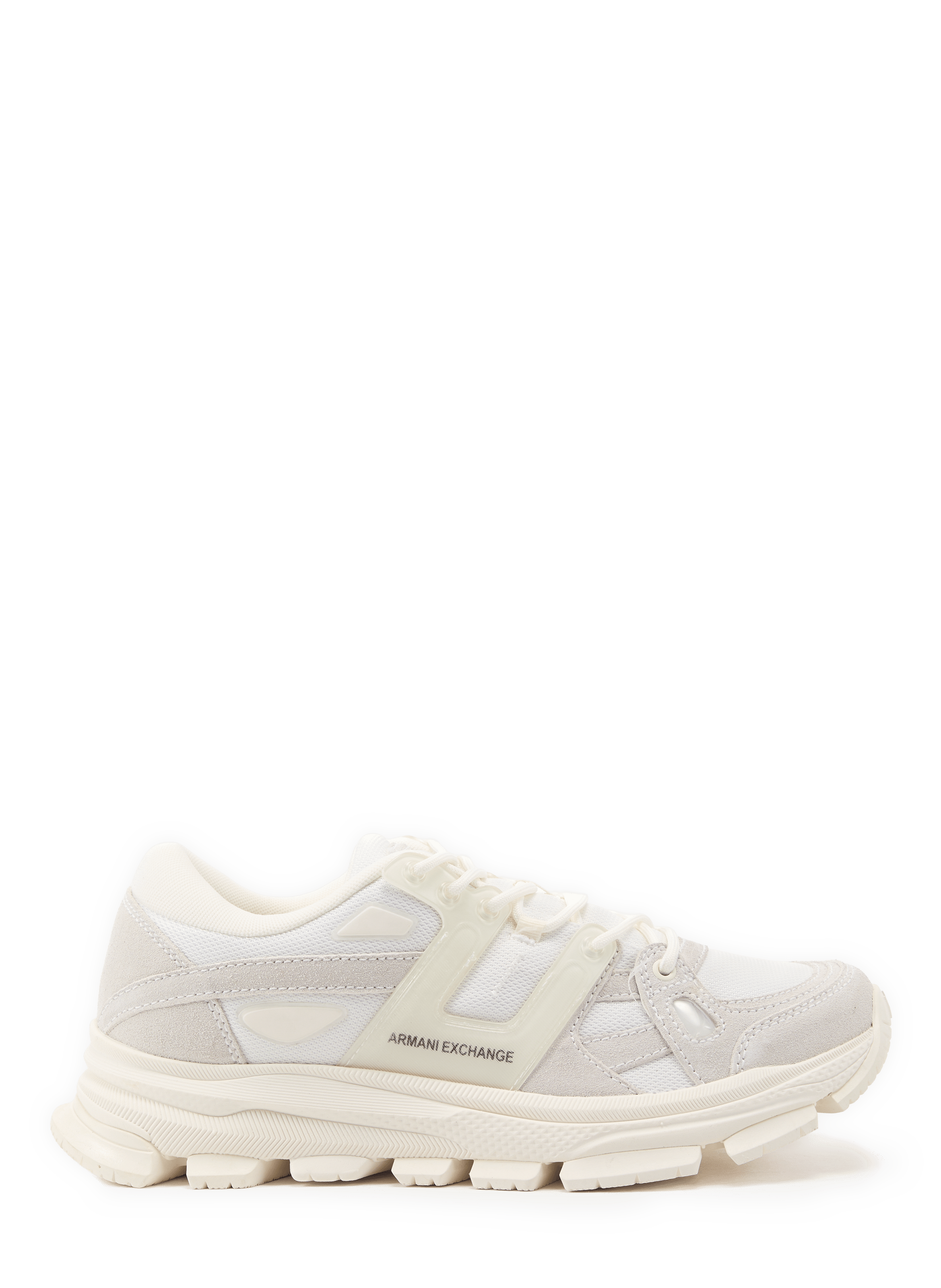 Baskets basses aux détails contrastés ARMANI EXCHANGE Blanc