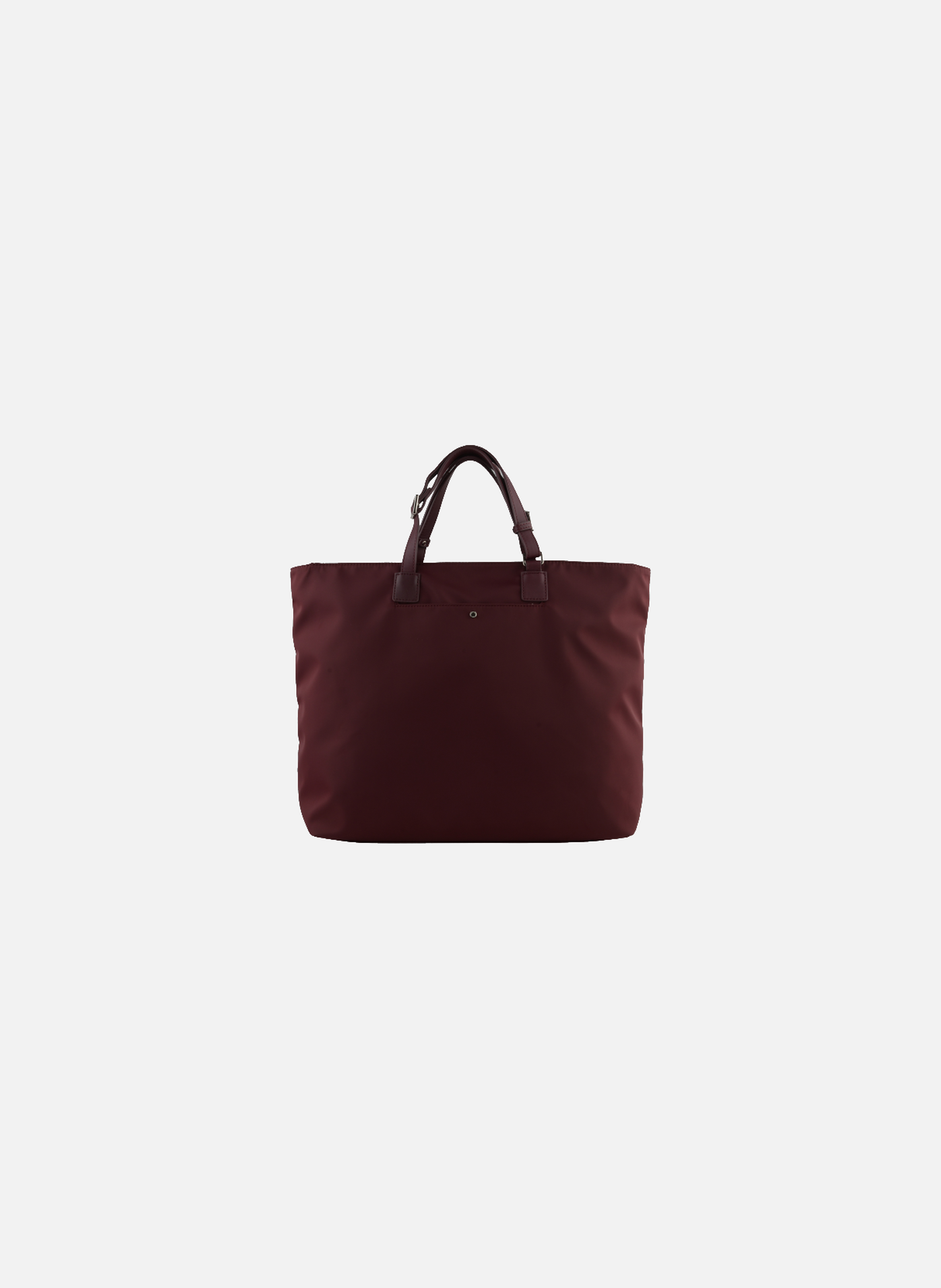 Escale | sac cabas en toile garnie cuir POURCHET Rouge