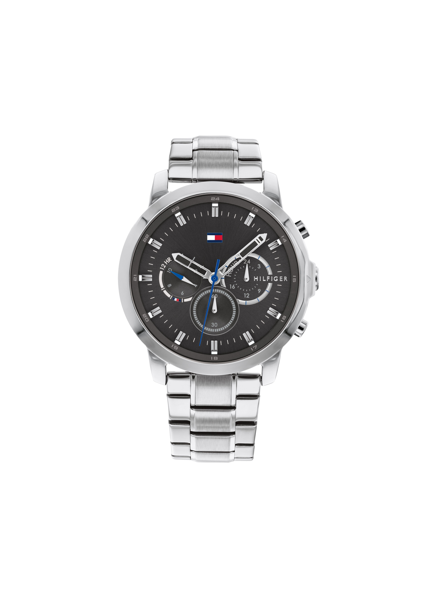 Montre quartz Jameson en acier inoxydable TOMMY HILFIGER MONTRES Noir
