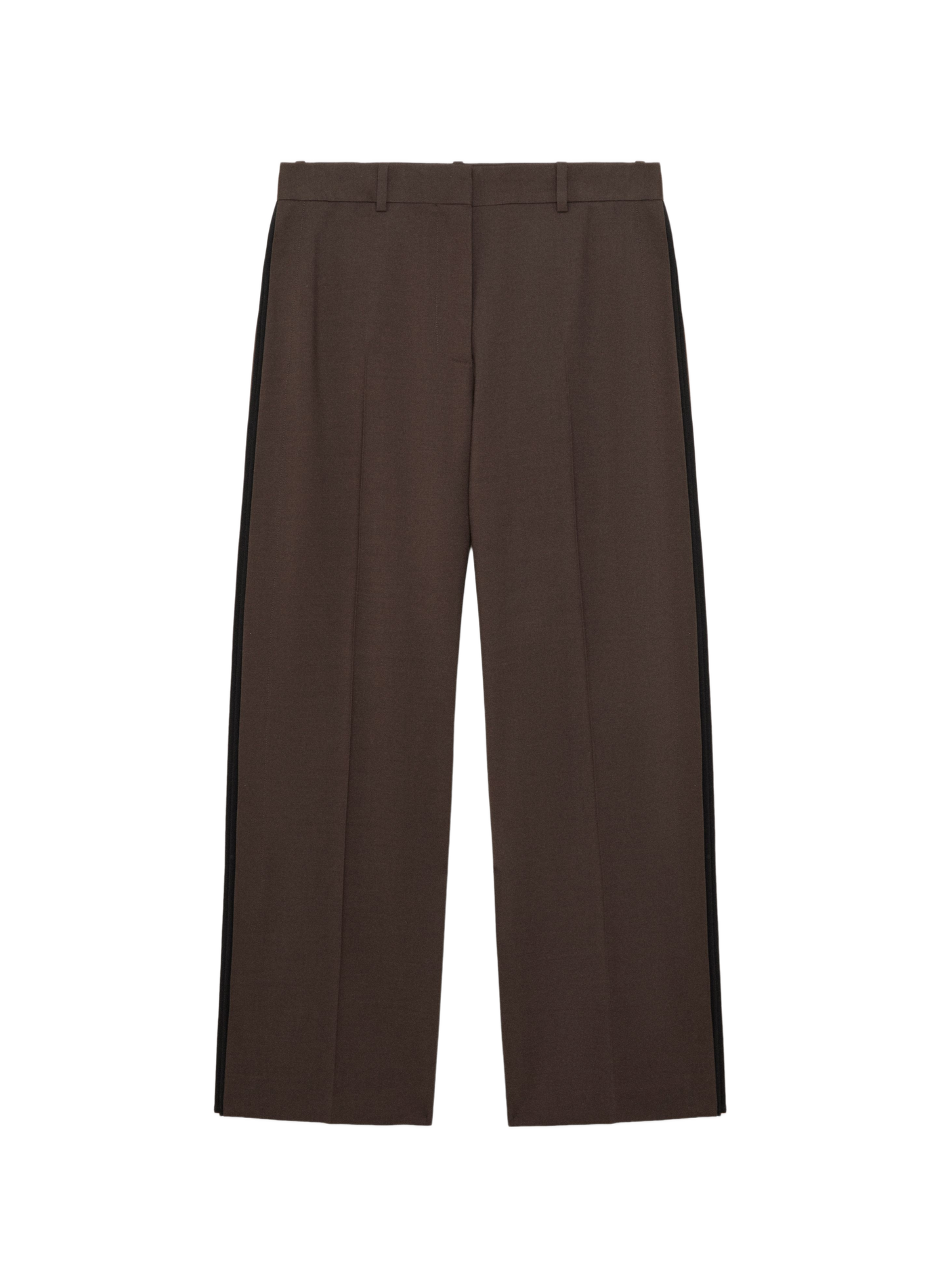 Fließende Hose aus Wollmischung LOEWE Braun