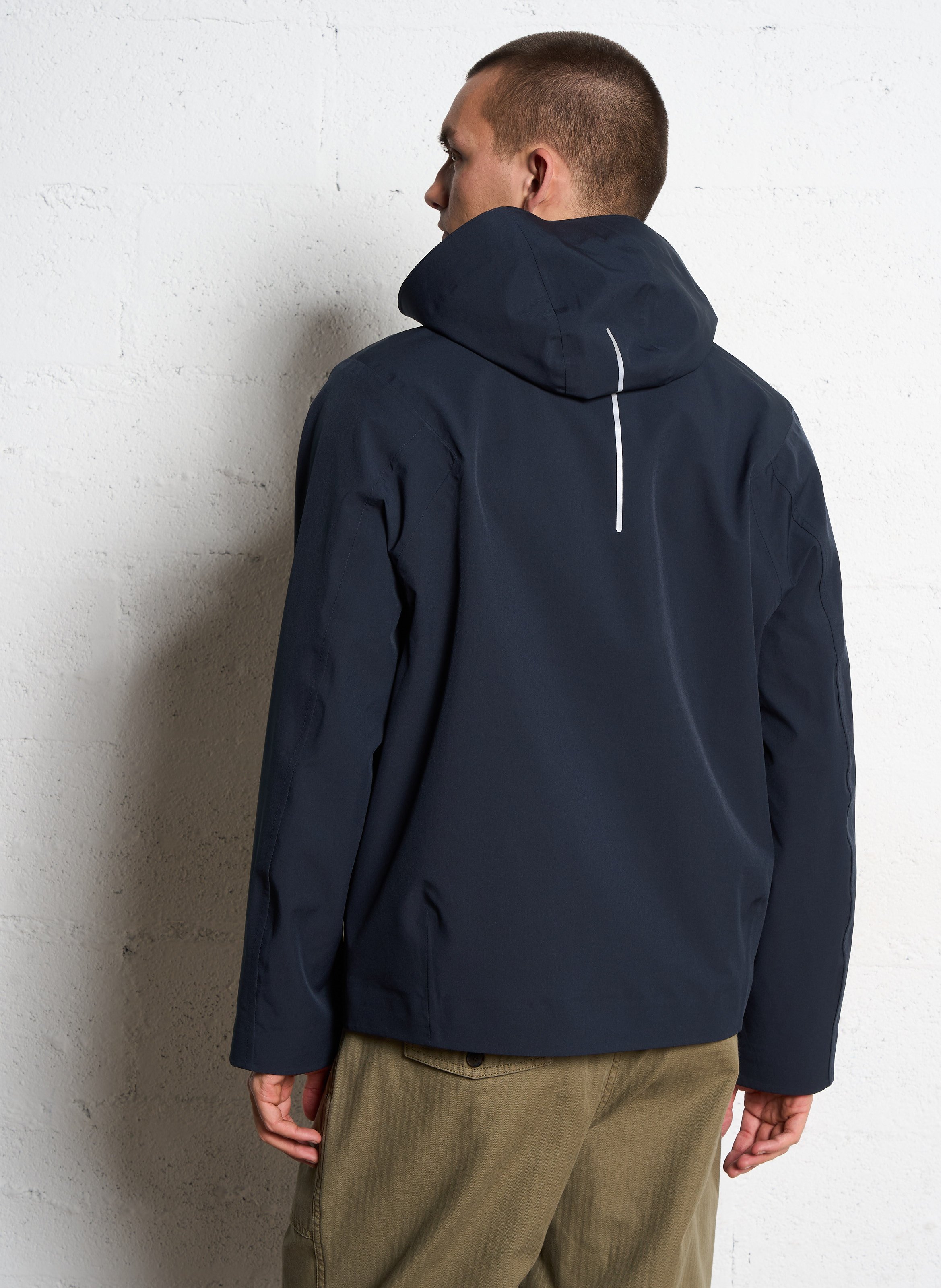 Parka à capuche IKKS Bleu