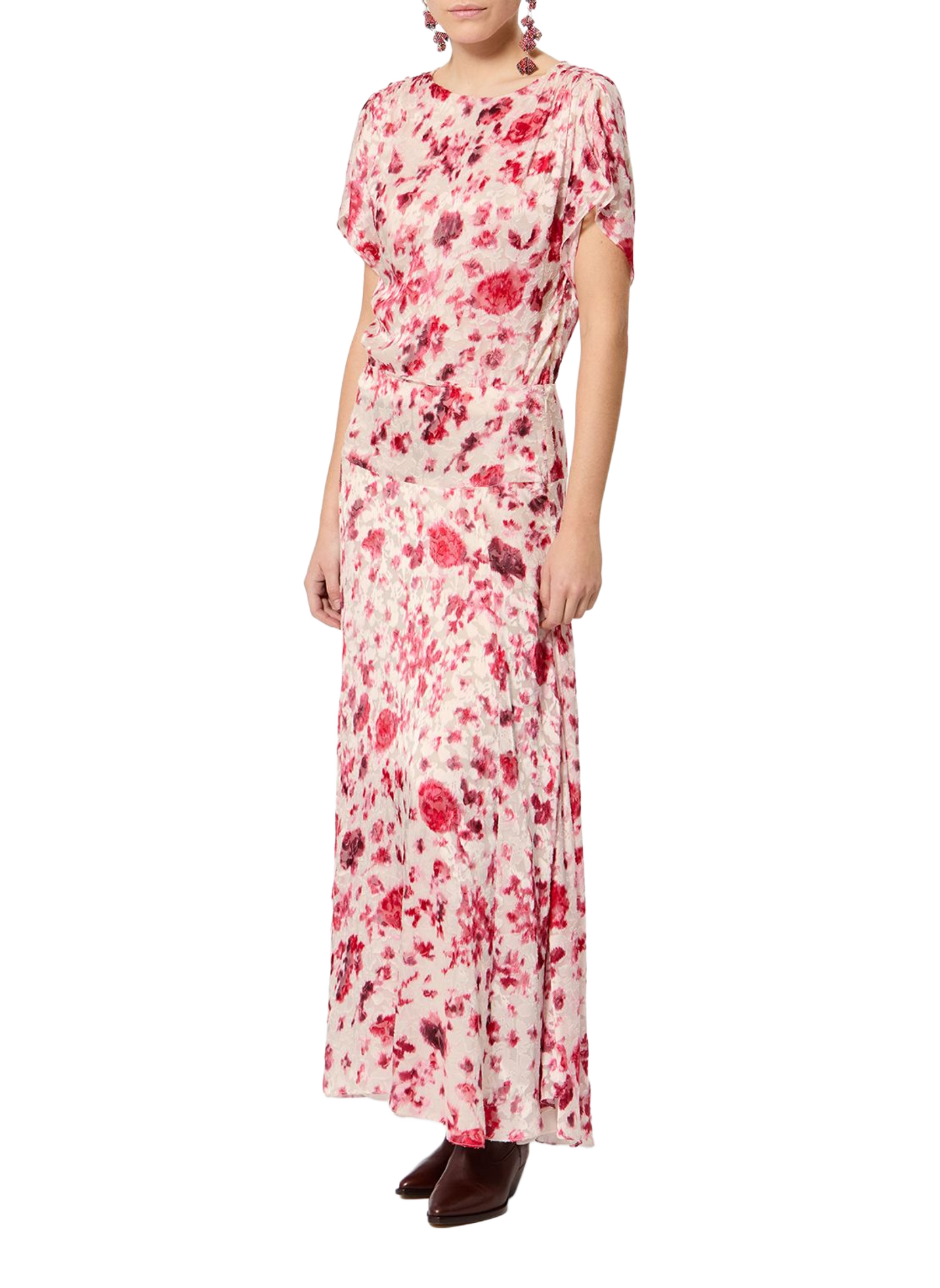 Top Hervane en soie imprimée ISABEL MARANT Multicolore