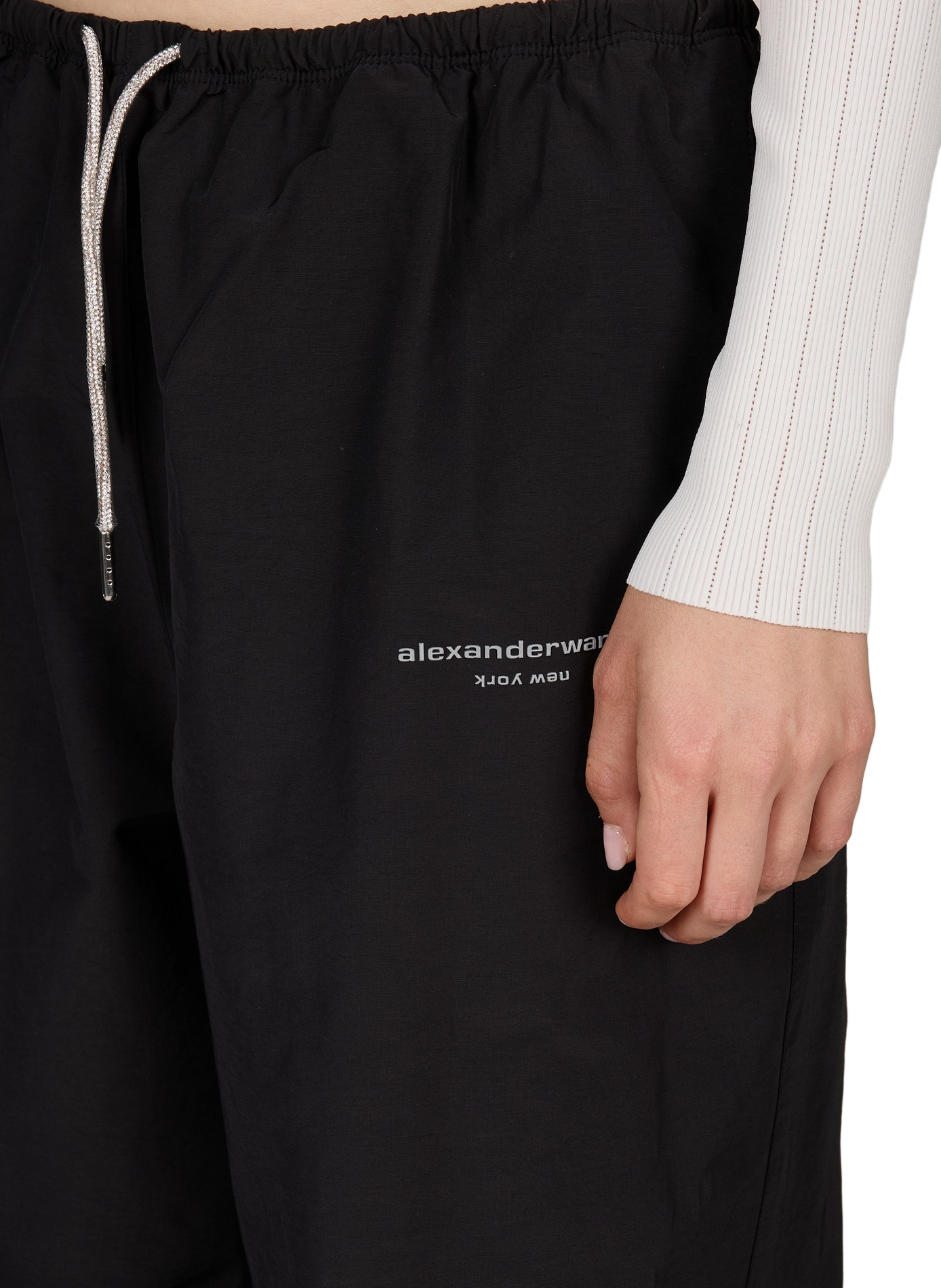 Cotton-blend joggers ALEXANDER WANG Black