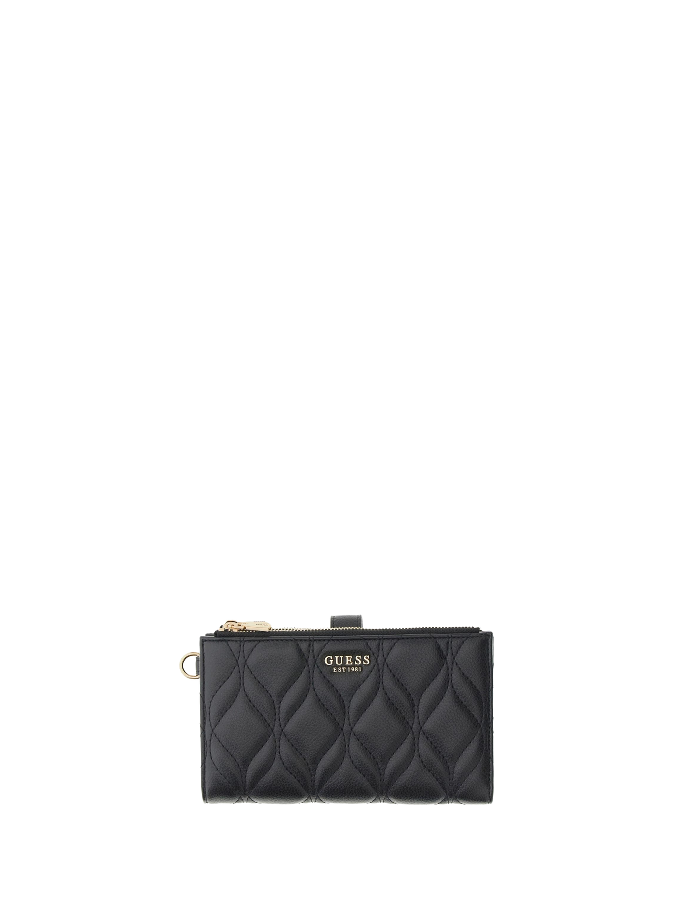 Gepolsterte Brieftasche GUESS Schwarz
