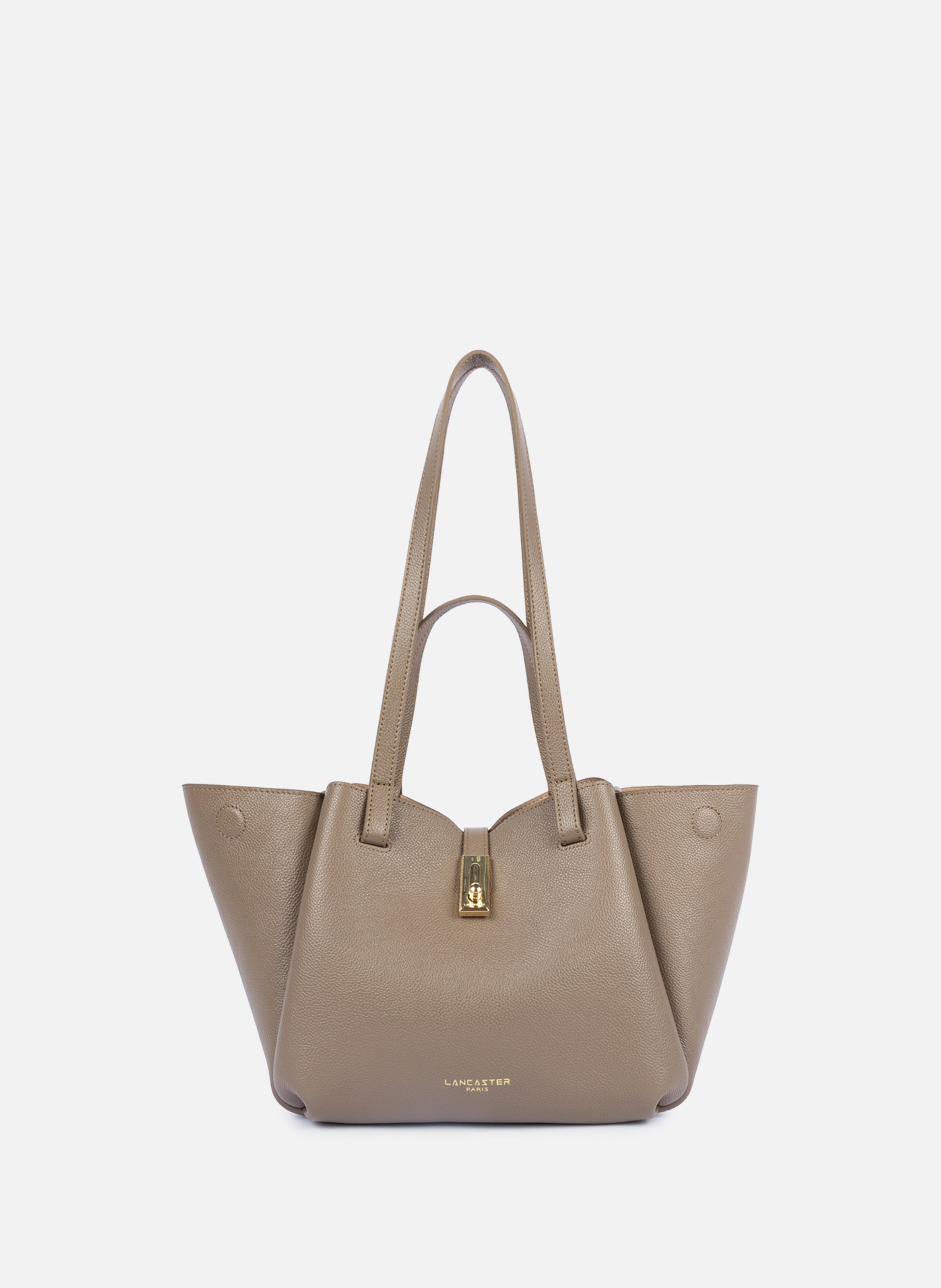 Sac cabas épaule - milano horizon LANCASTER Marron