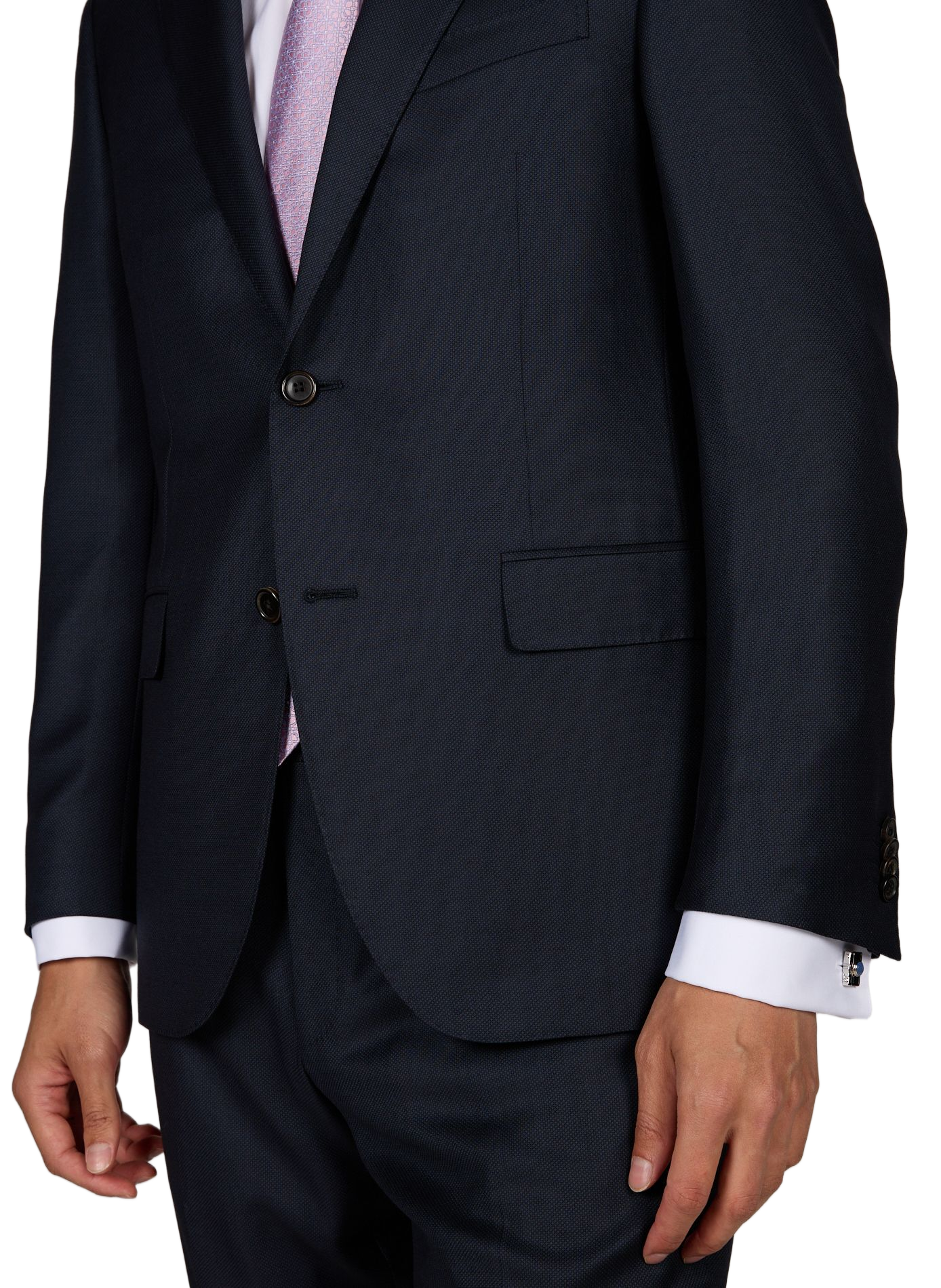 Tailored suit in virgin wool CORNELIANI Blue