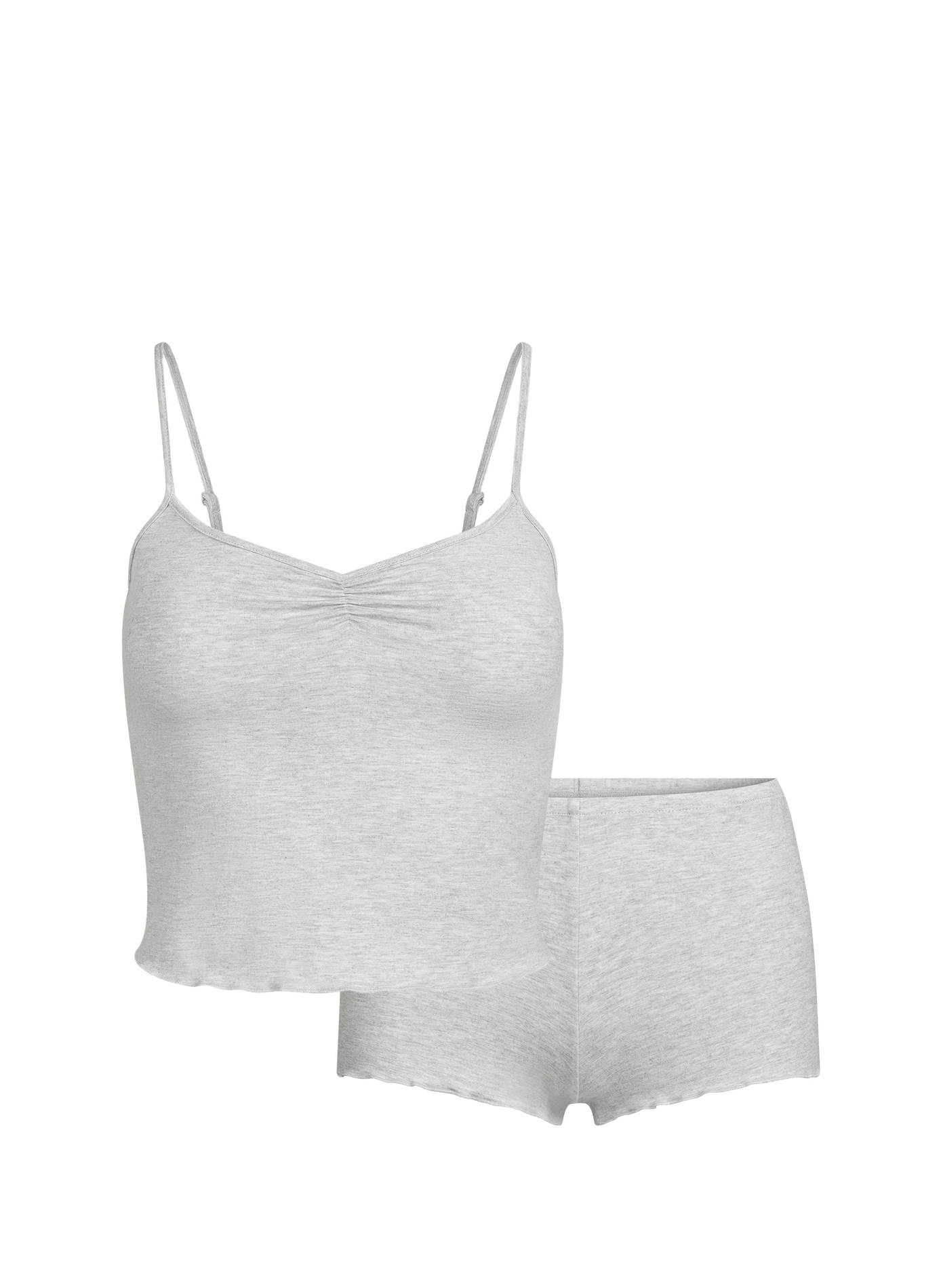 Pyjama-Set mit Tanktop und Shorts SKIMS Grau
