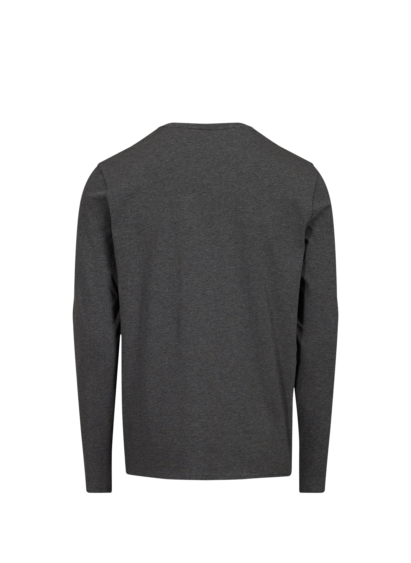 Gerader Rundhals-T-Shirt in Uni-Farbe BOSS Grau