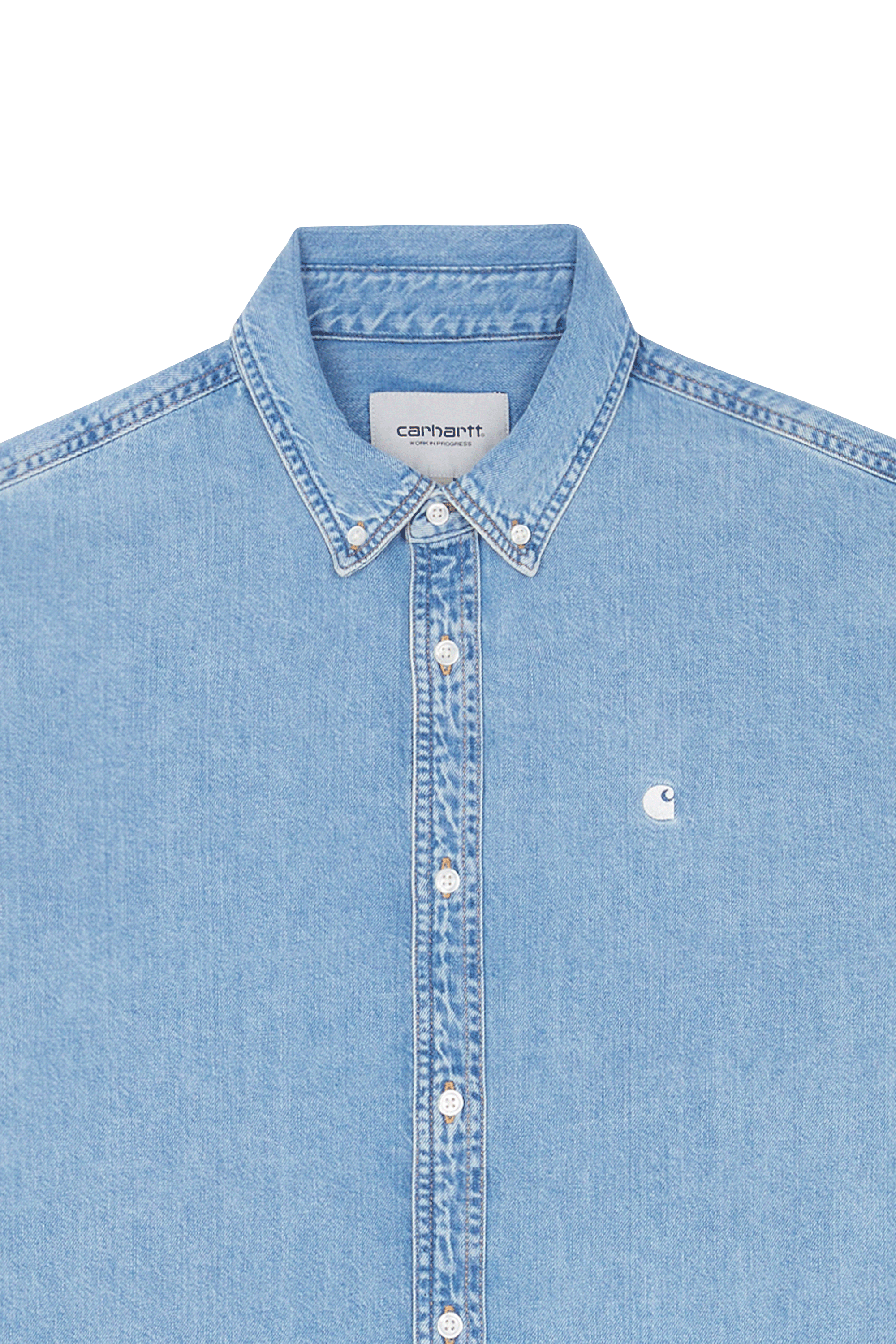 Chemise l/s lucas shirt CARHARTT WIP Bleu