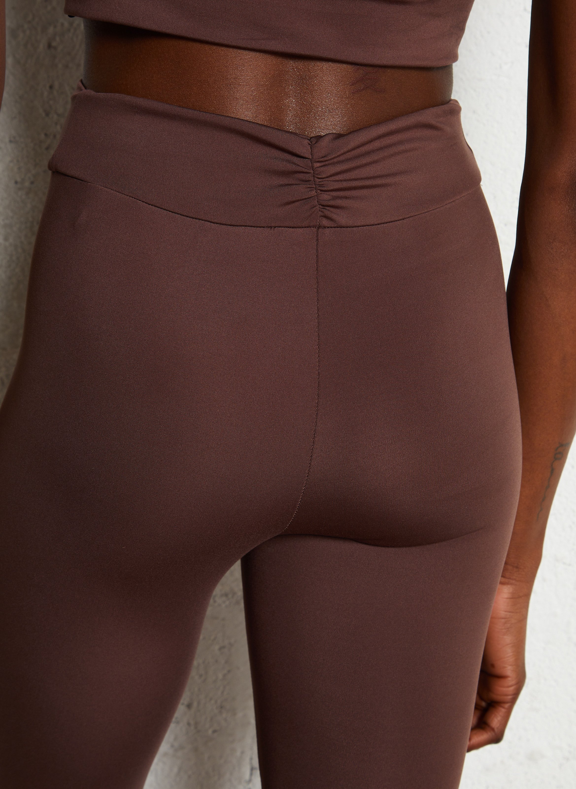 Legging stretch gabou BA&SH Marron