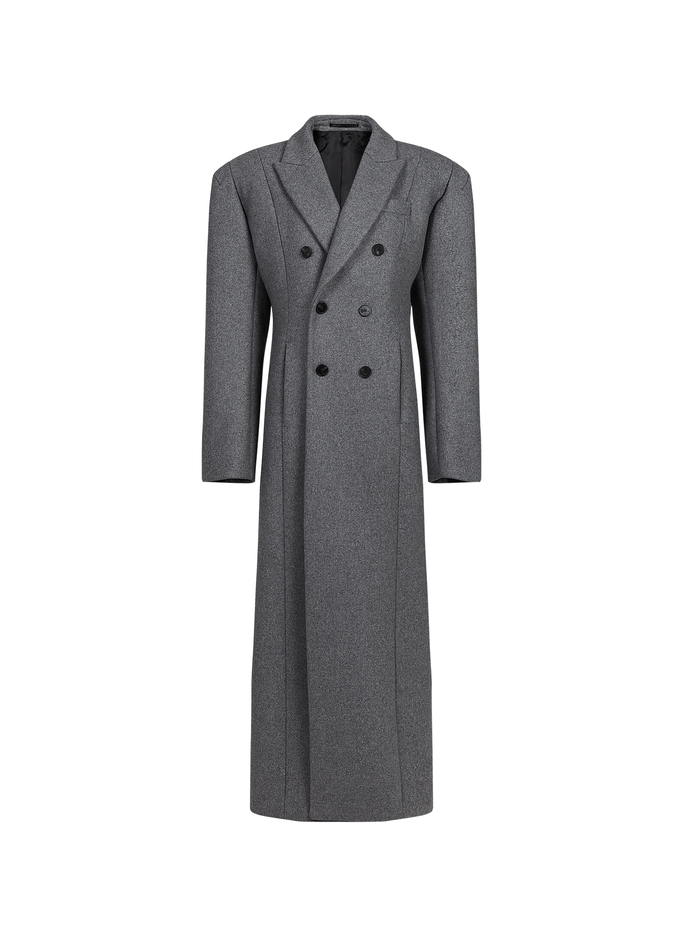 Long wool-blend coat LOUIS GABRIEL NOUCHI Grey